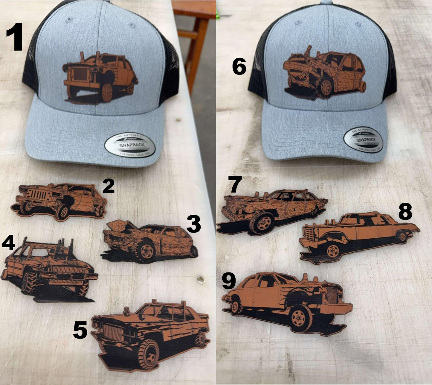 Derby Leather Patch Hat