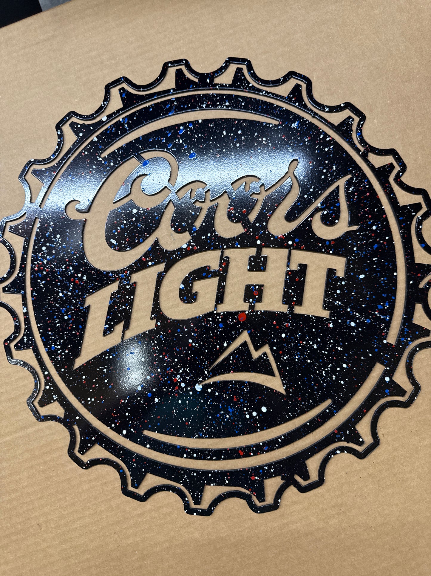 Coors Light Metal Sign