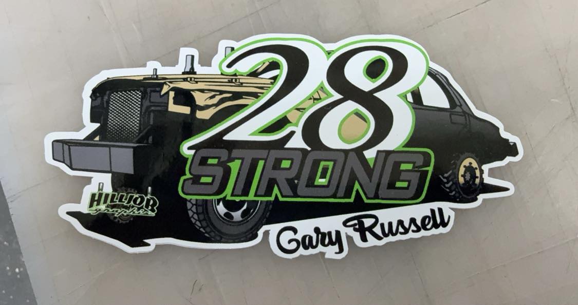 #265 28 STRONG Sticker