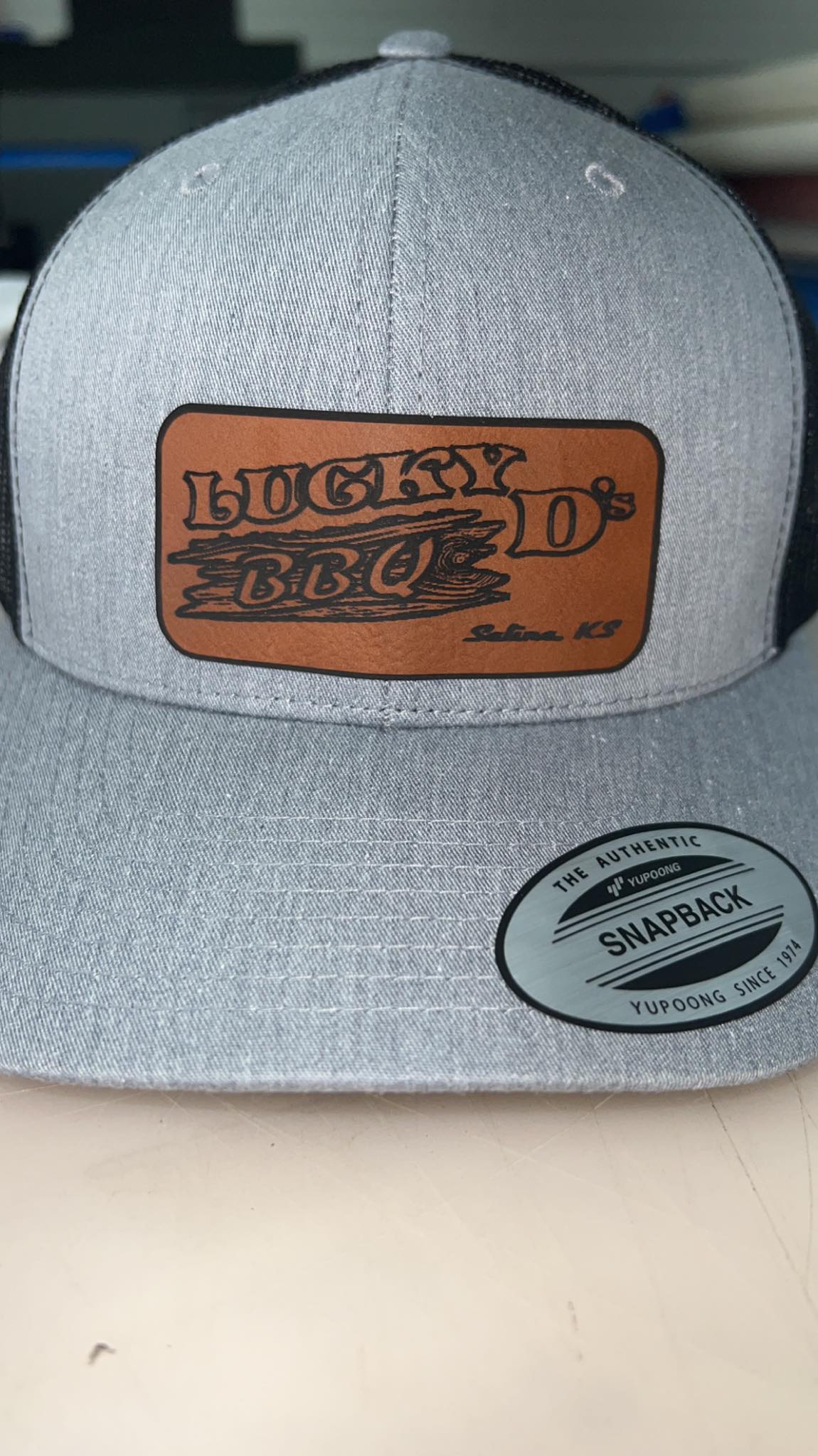 Leather patch hat deal 6 for 115.00