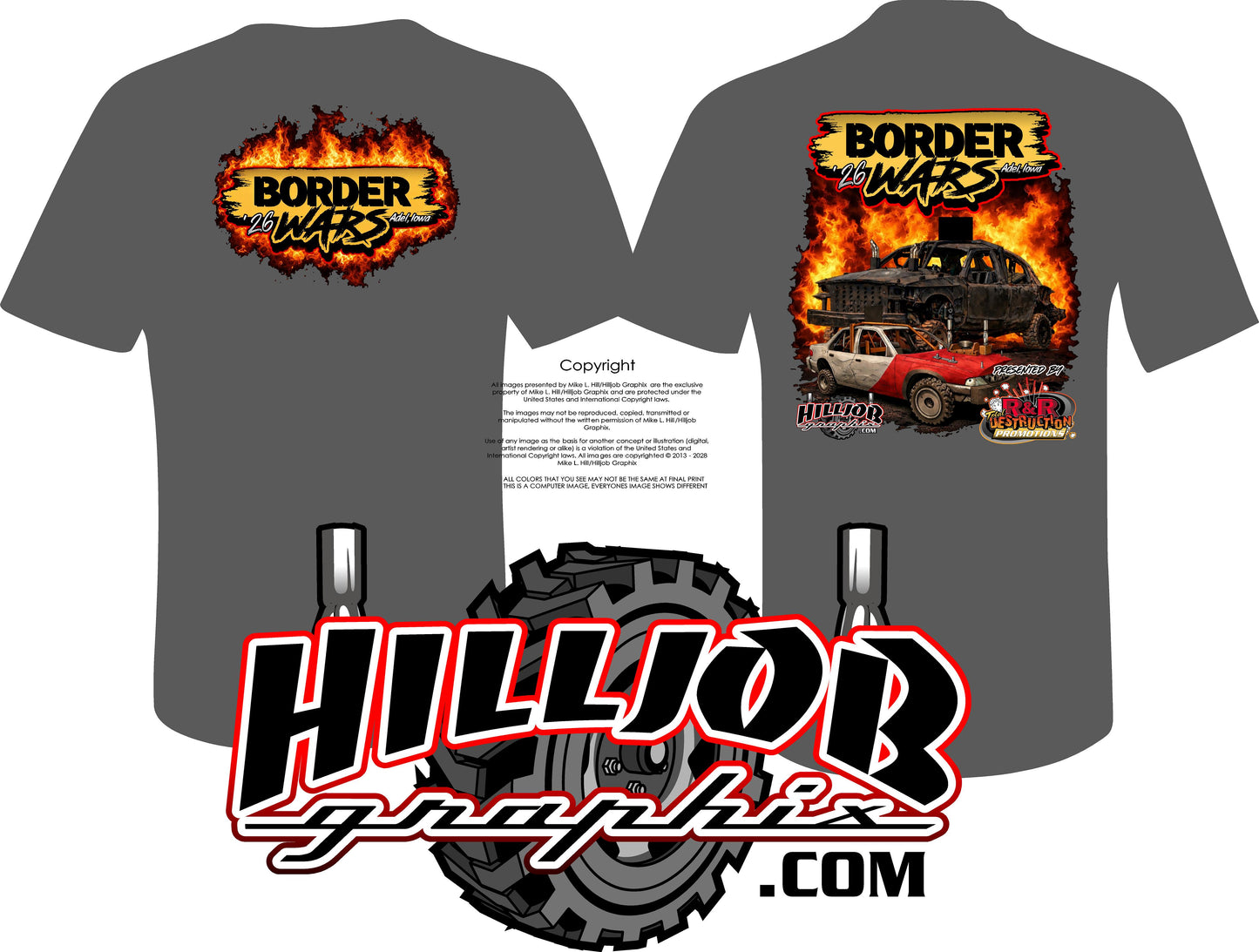 #371 Border Wars Event Shirt 2026 T-shirt