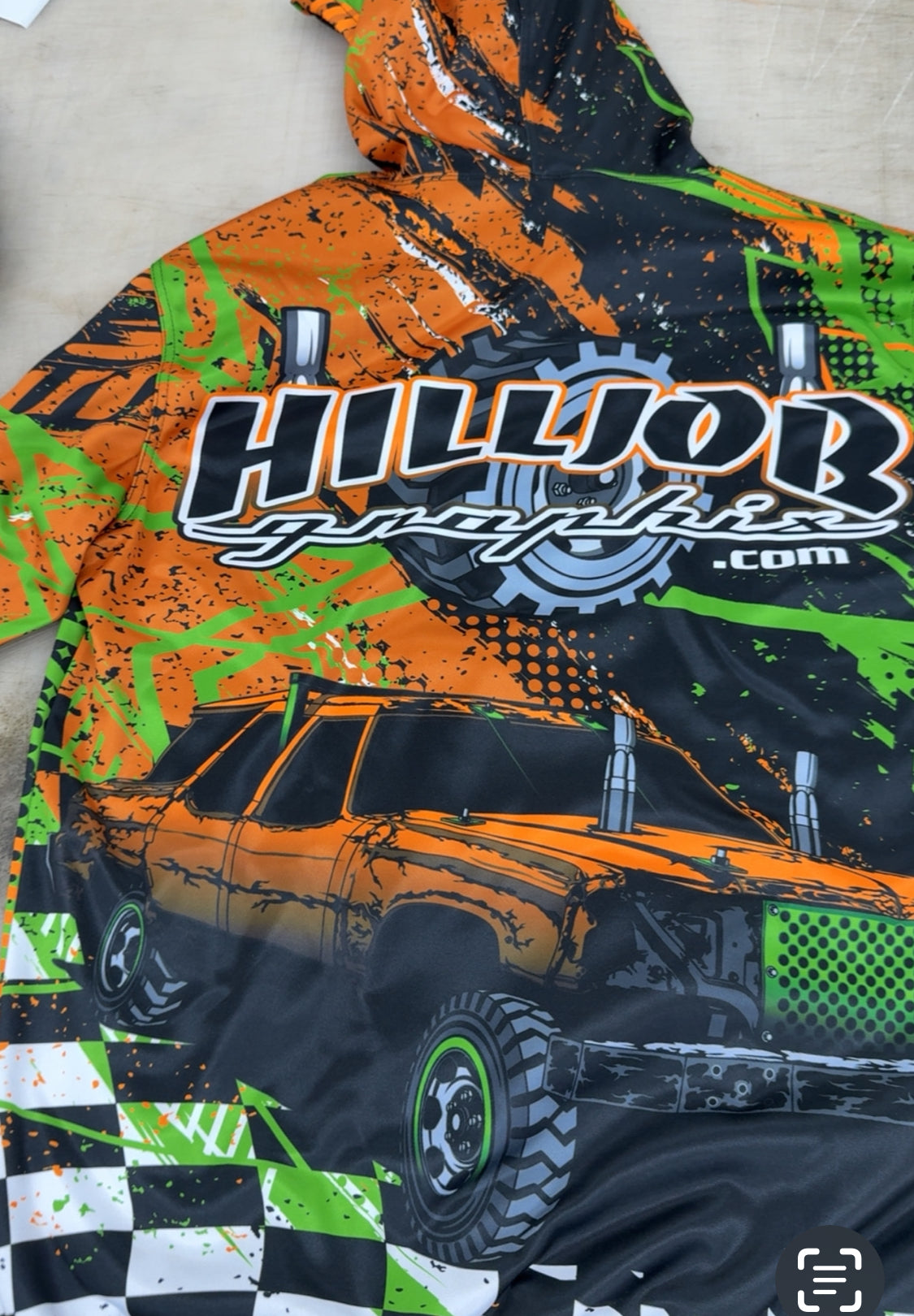 Hilljob Graphix All Over Print Hoodie