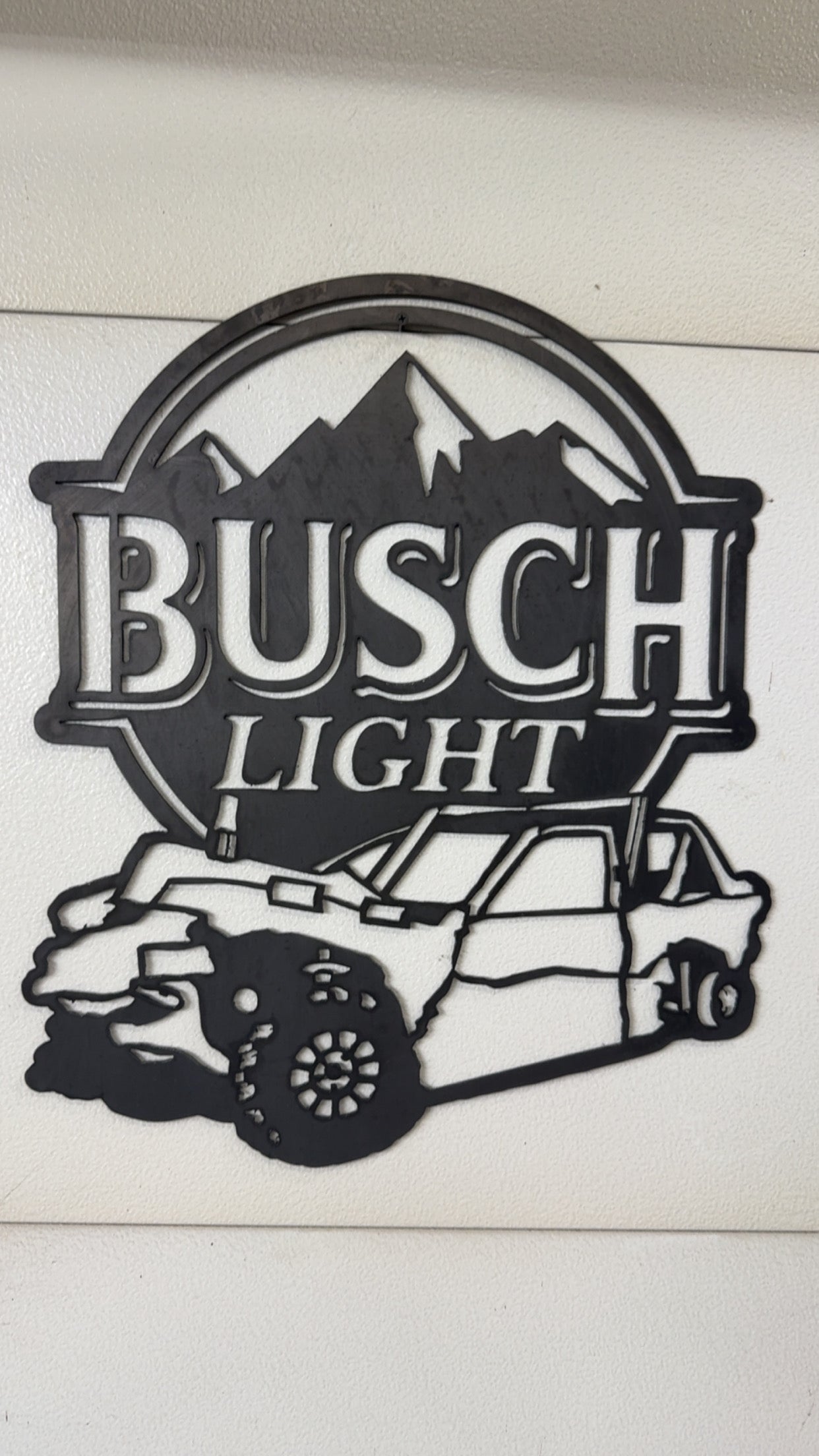 Busch Light Camry Metal Sign