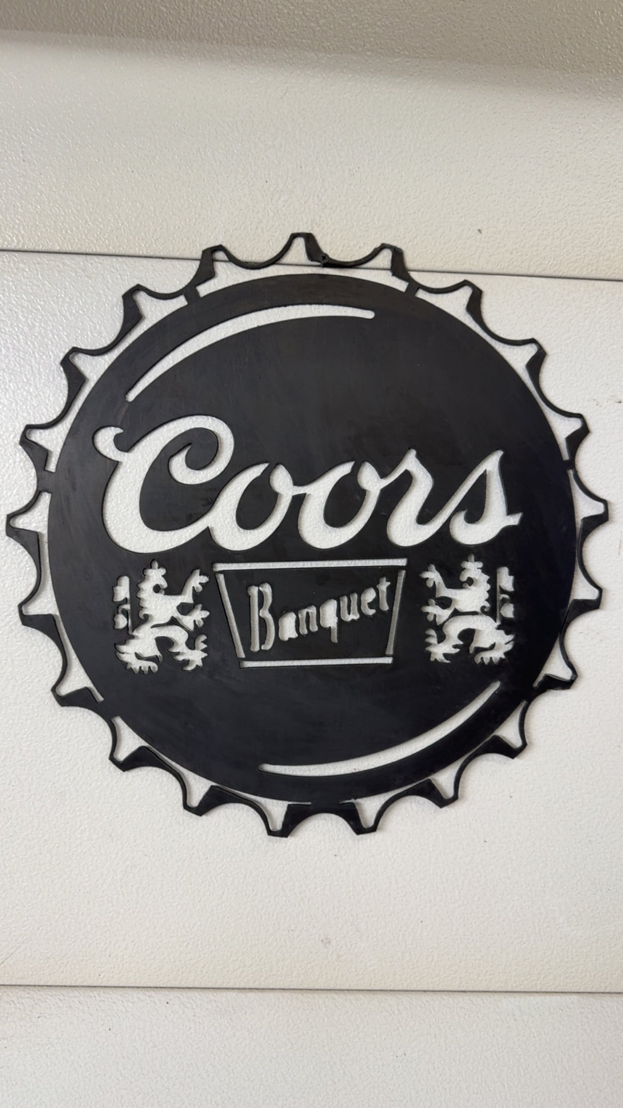 Coors Metal Sign