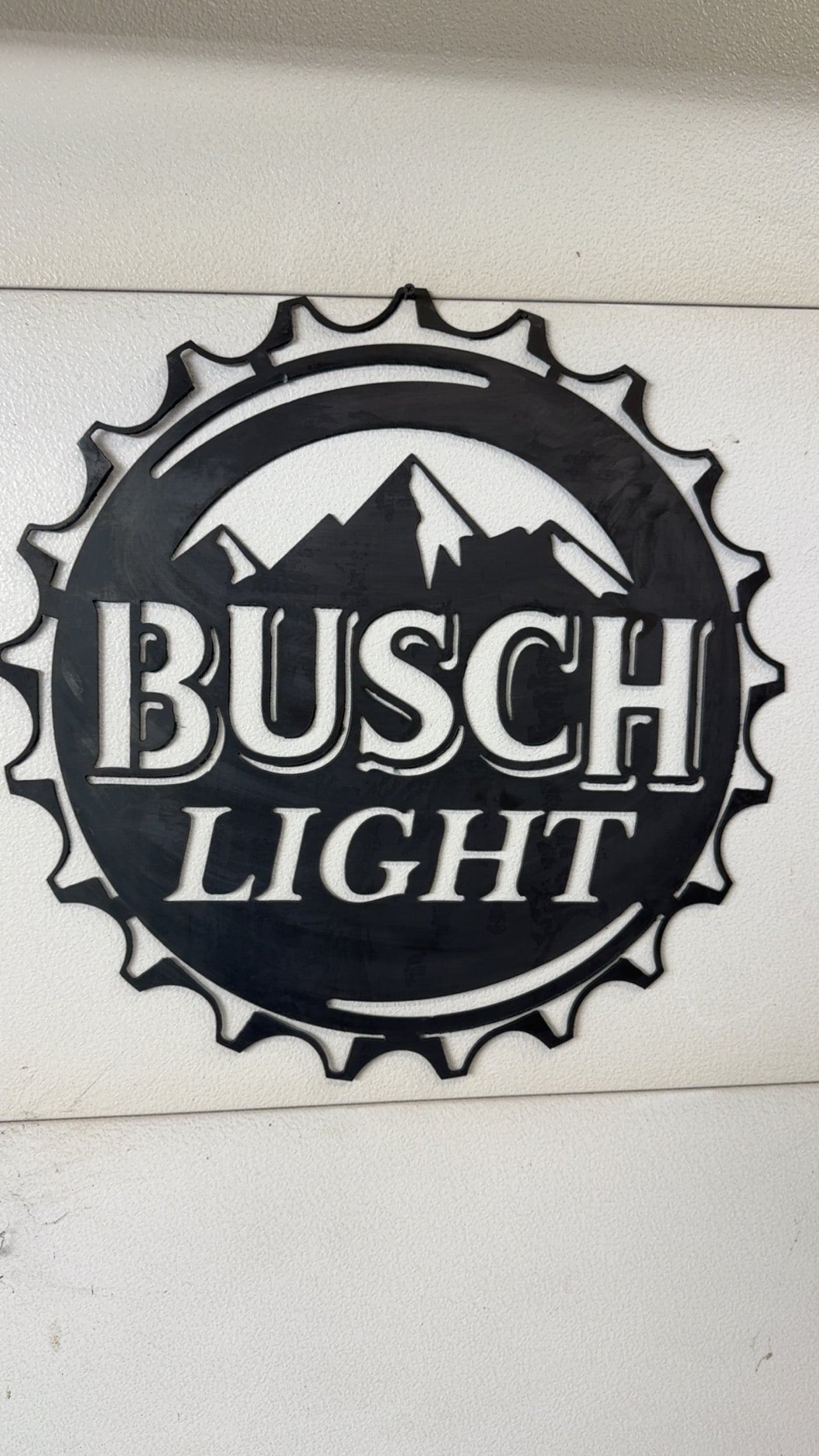 Busch light bottle cap Metal Sign