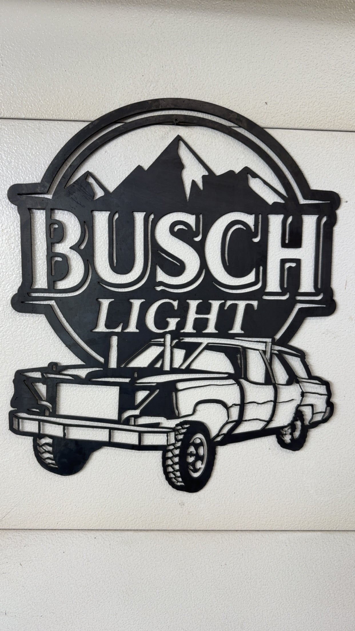 Busch light wagon Metal Sign