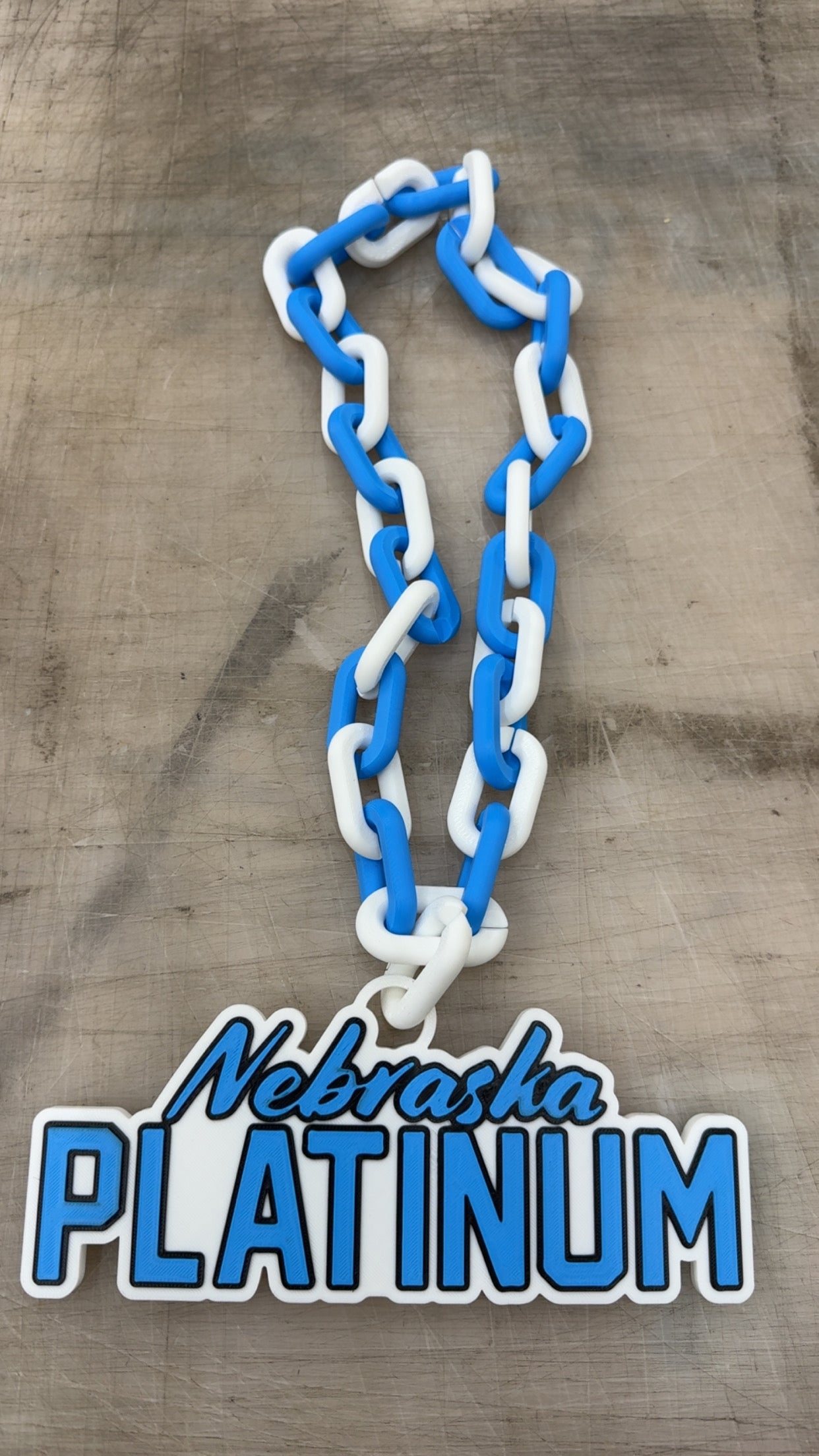 Logo 3D Printed Necklace