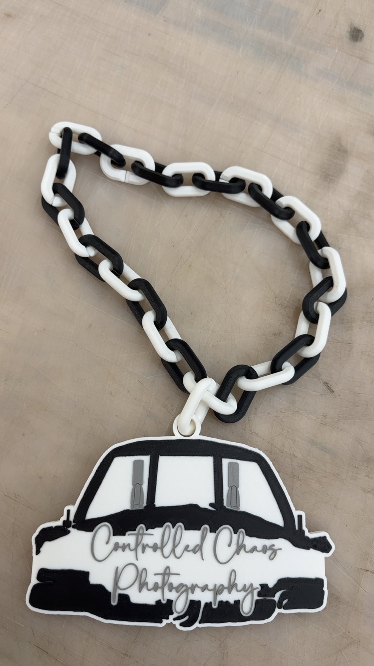 Logo 3D Printed Necklace