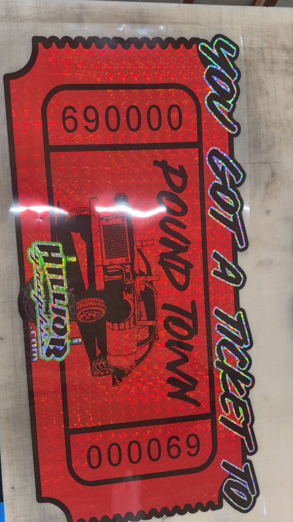 Pound Town Door Wrap