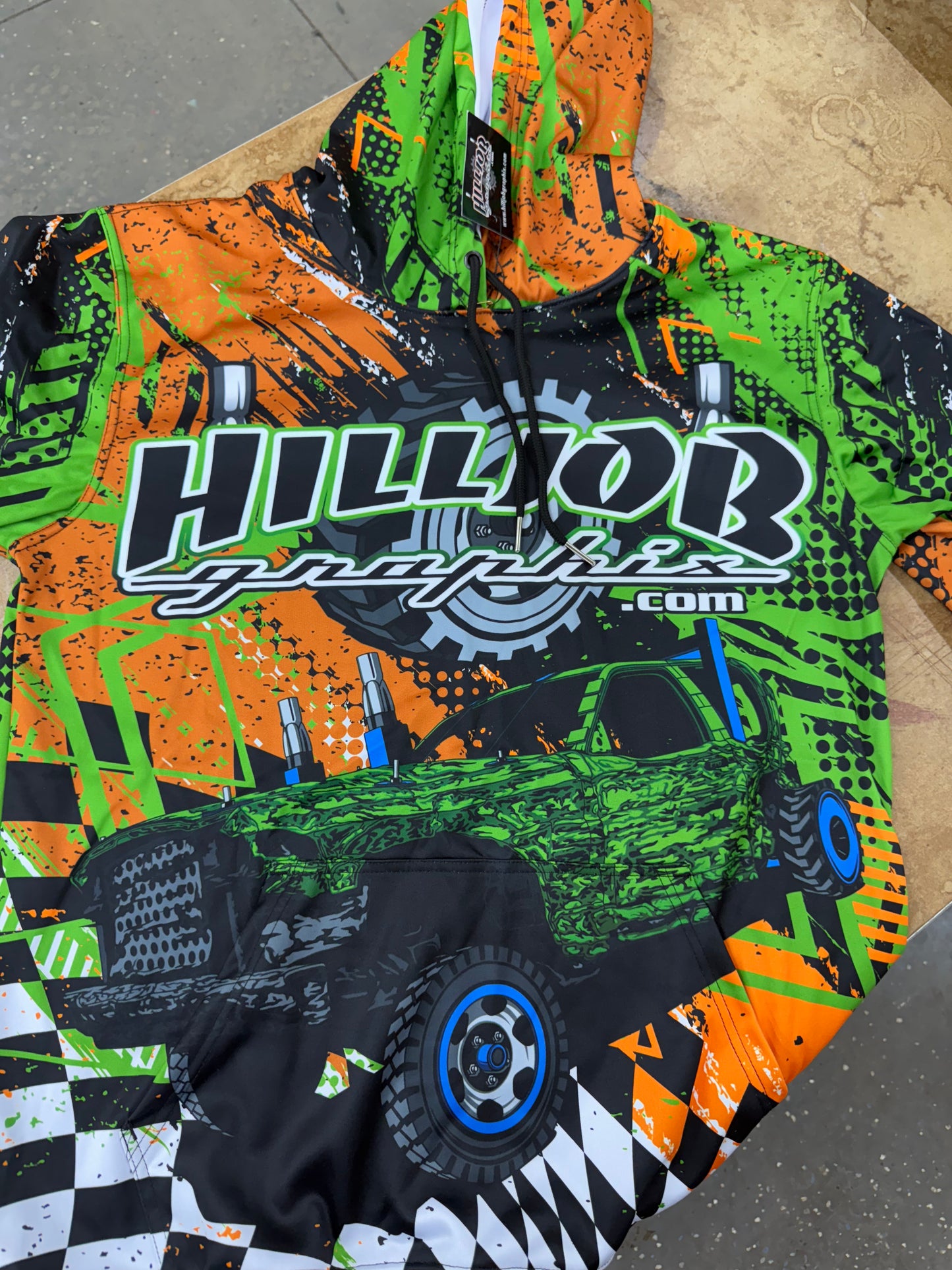 Hilljob Graphix All Over Print Hoodie