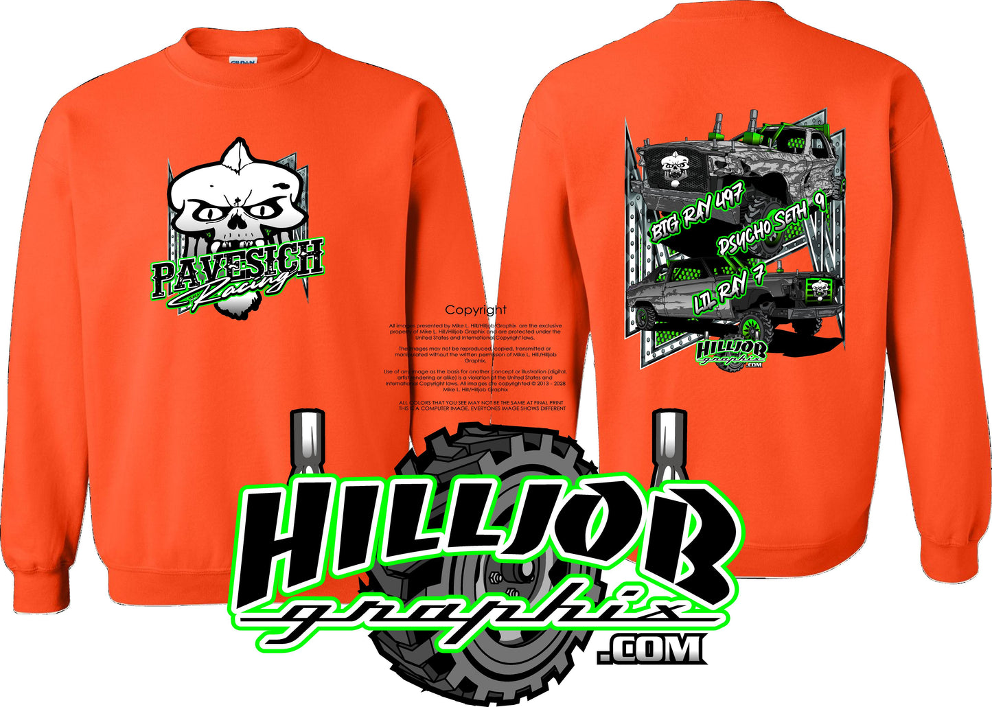 #258 Pavesich Racing Crewneck Sweatshirt
