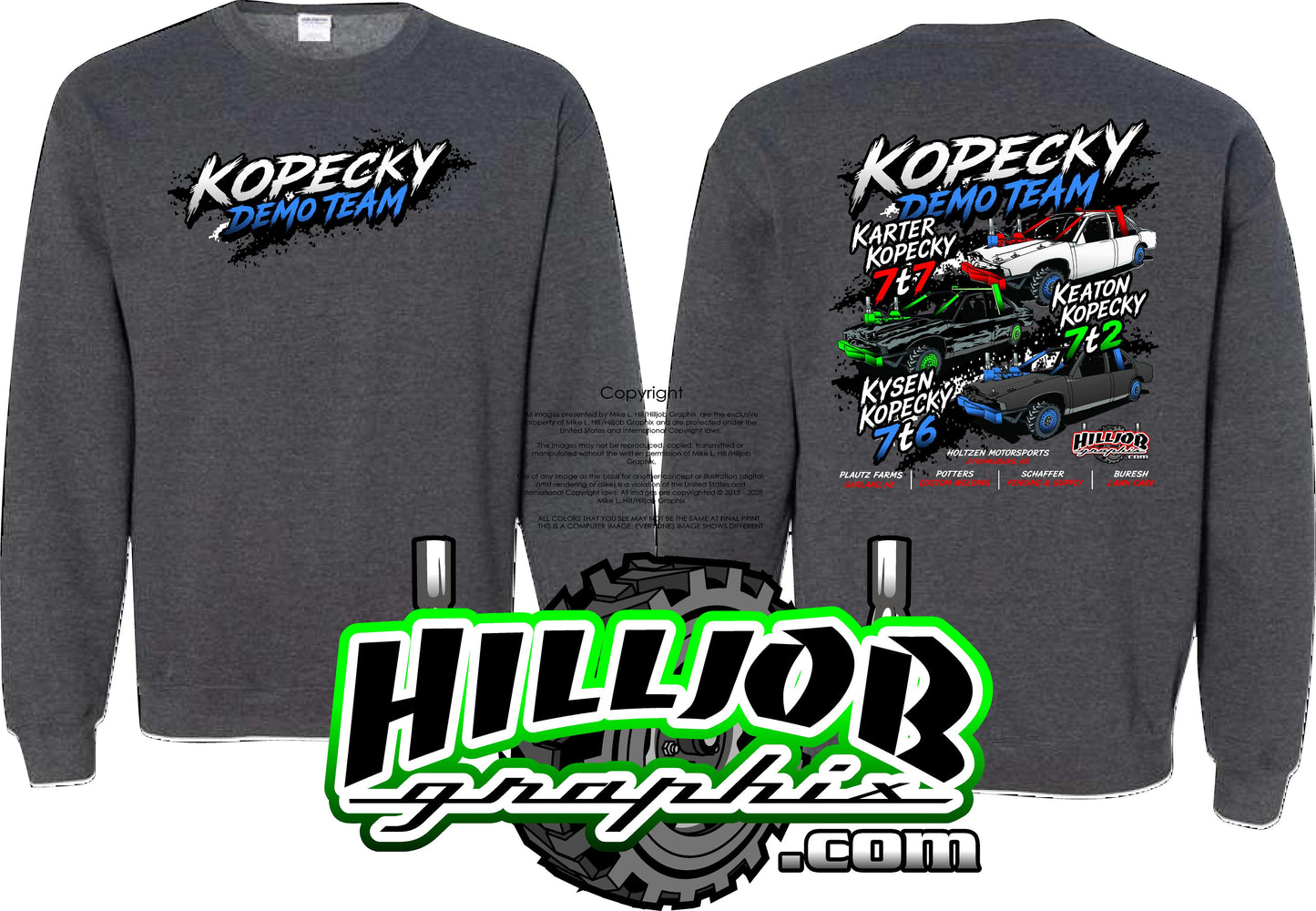 #384 Kopecky Demo Team Crewneck