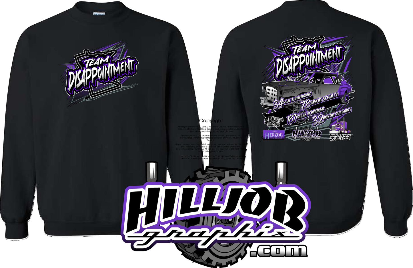 #270 Team Dissappointment Crewneck