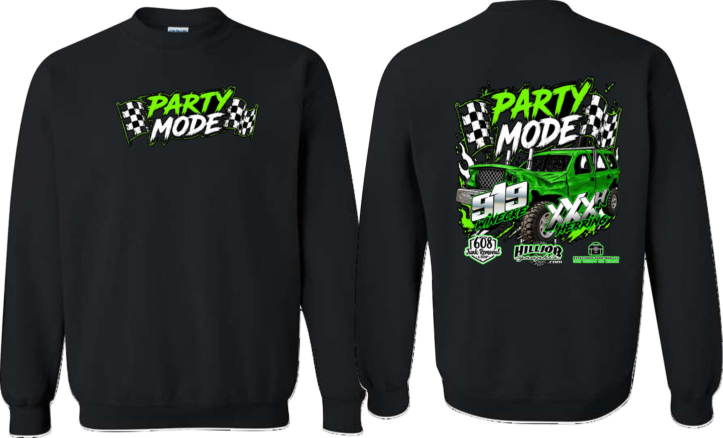 #393 Team Party Mode Crewneck