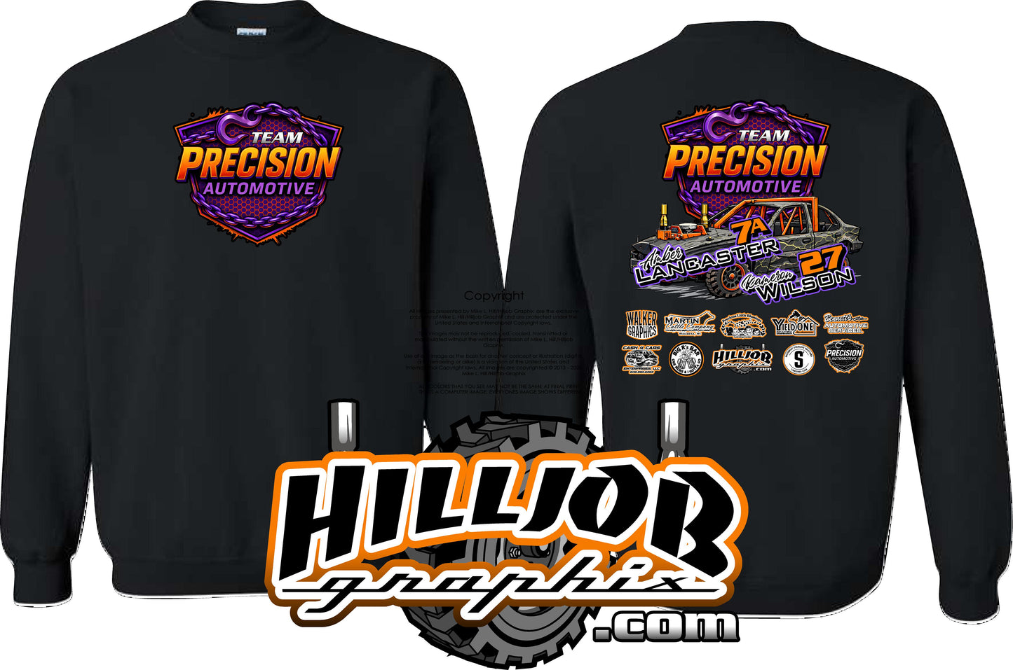 #347 Team Precision Automotive Crewneck