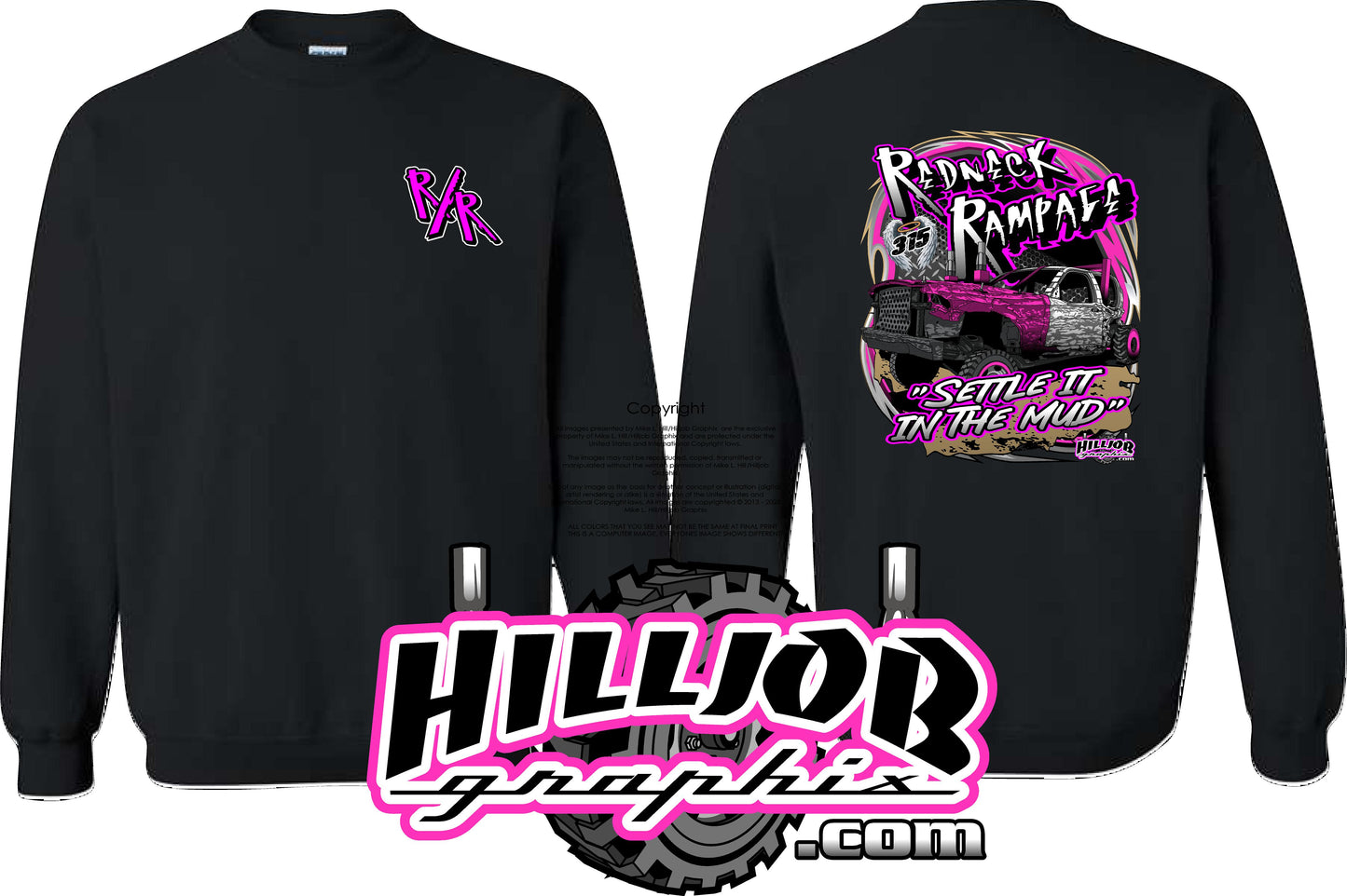 #260 Redneck Rampage Crewneck Sweatshirt