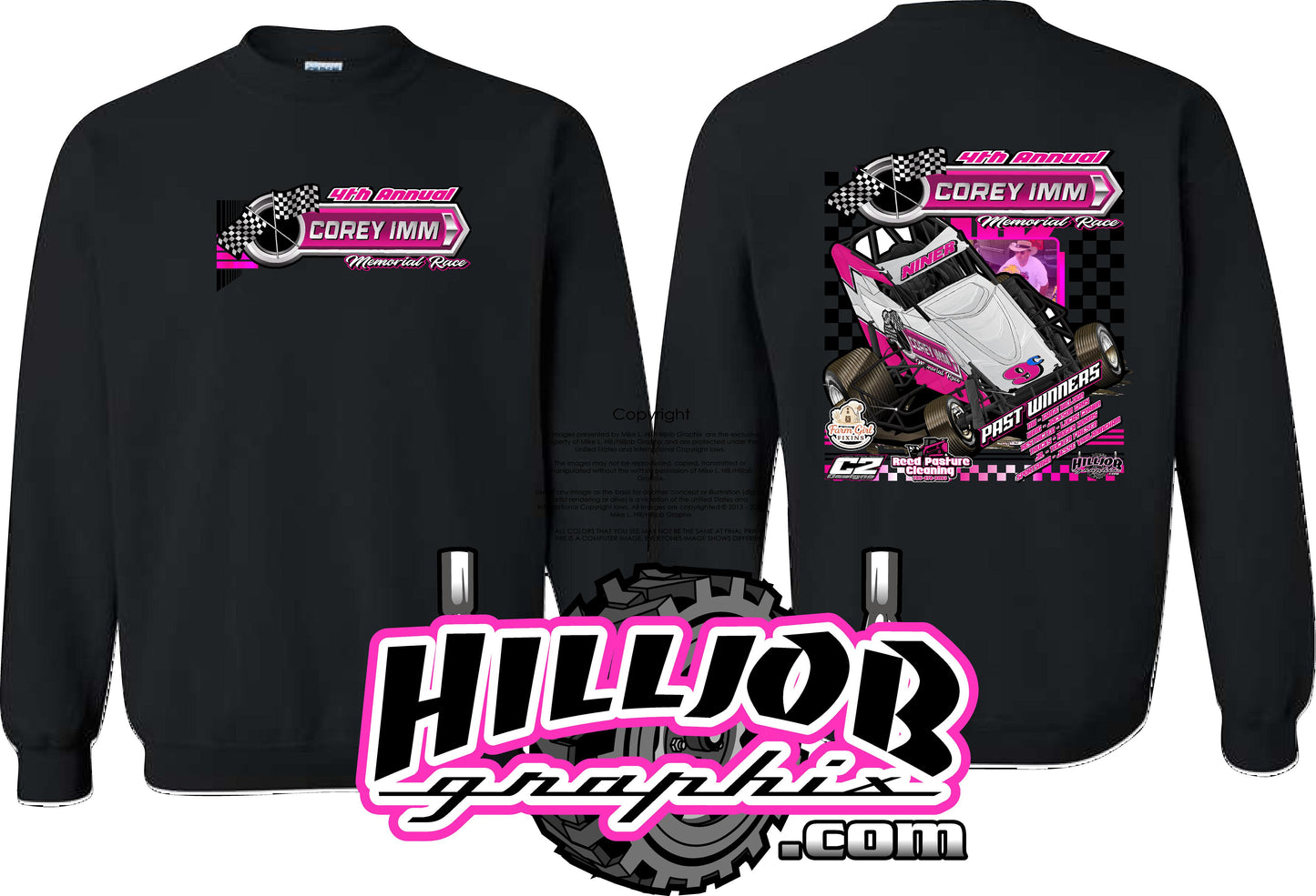 #421 Corey Imm Memorial Race Crewneck