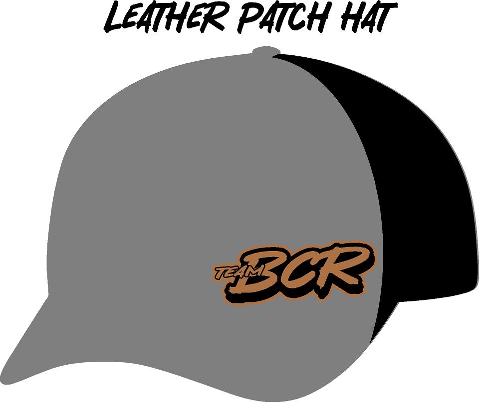 #418 Team BCR Leather Patch Hat