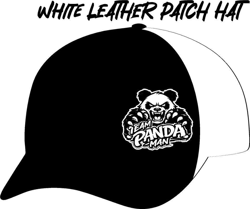 #422 Team Panda Man Leather Patch Hat
