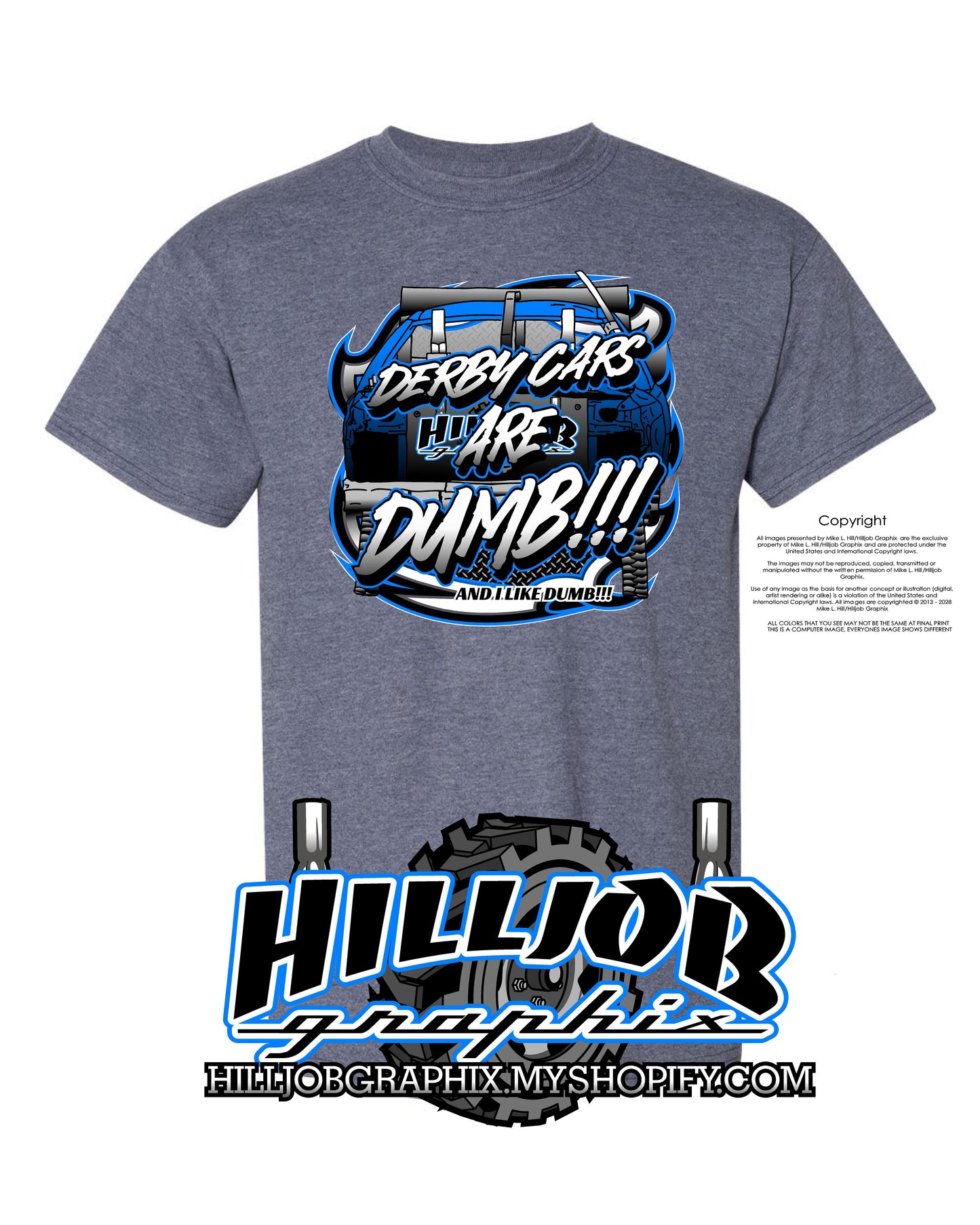 #207 Derby Cars Are Dumb!!!! Crewneck