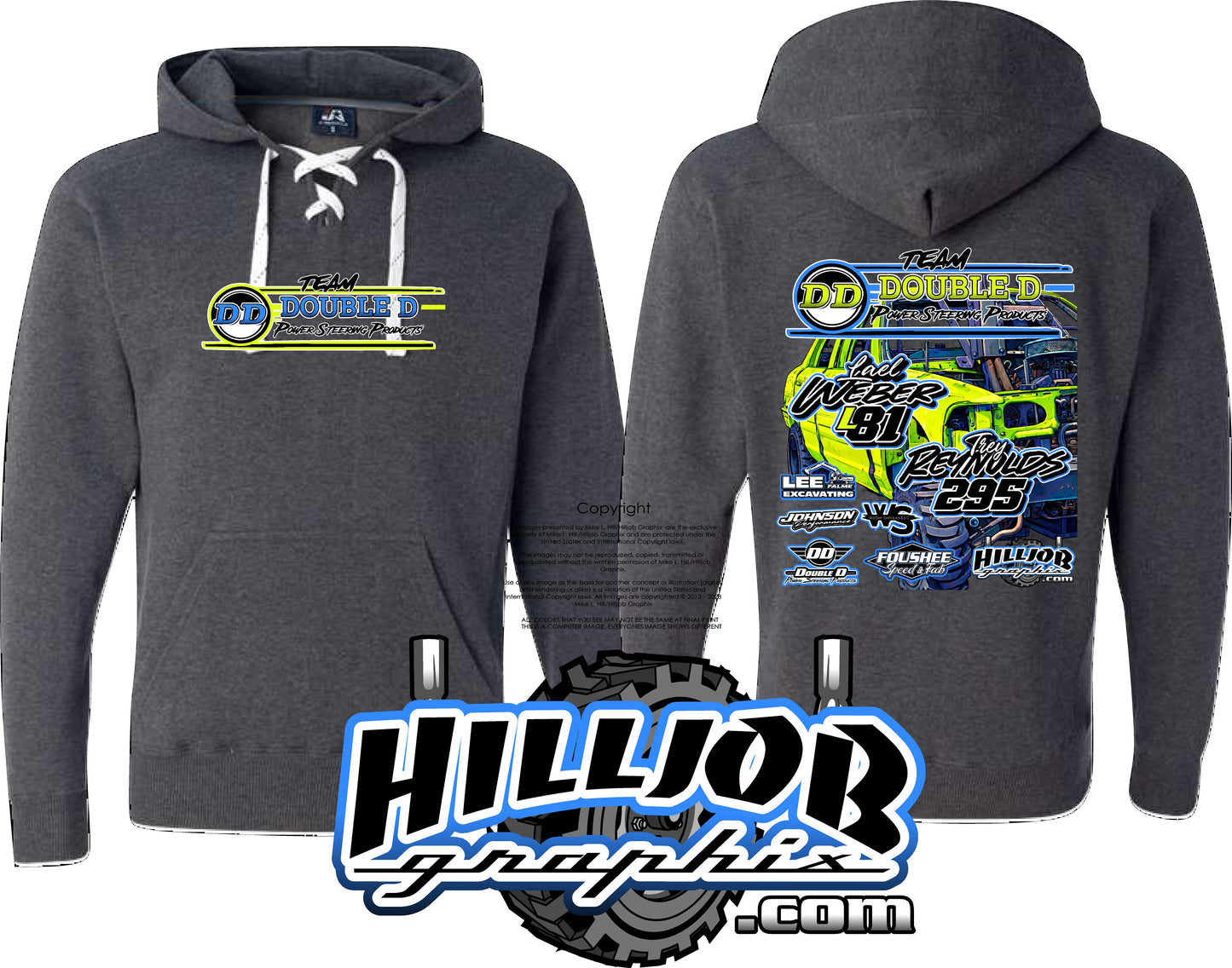 #351 Team Double D Hockey Hoodie