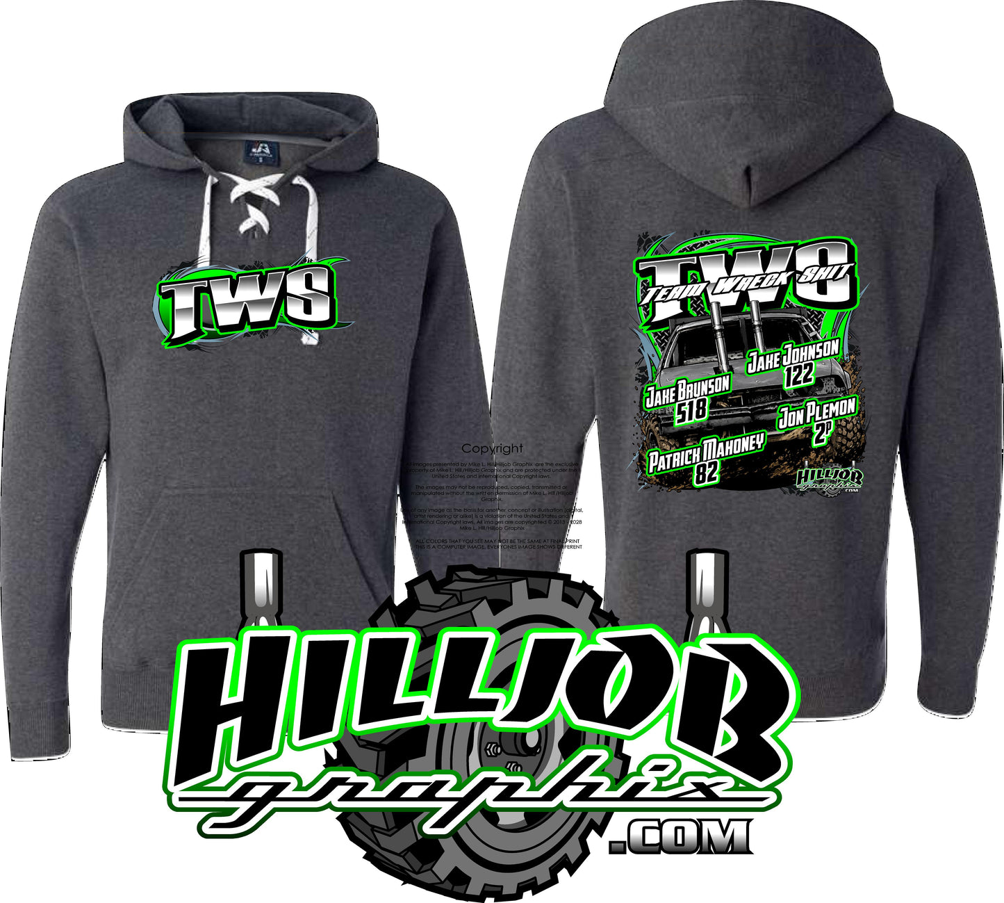 #425 Team TWS Hockey Hoodie