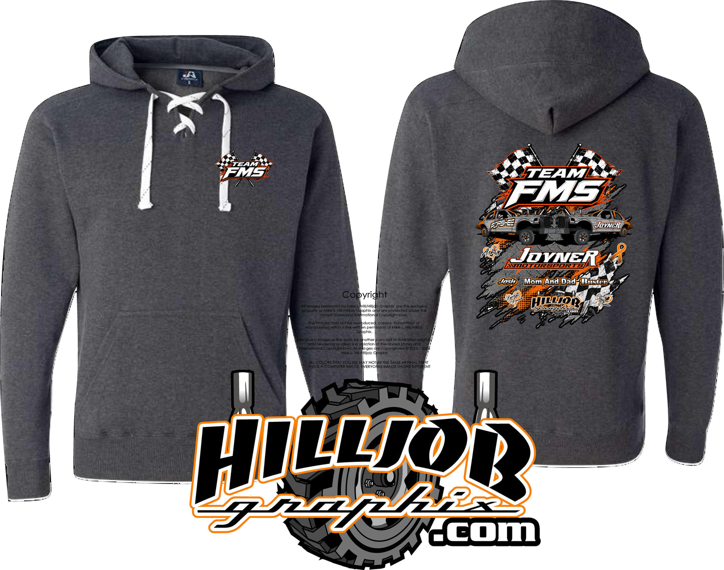 #387 Team FMS Hockey Hoodie