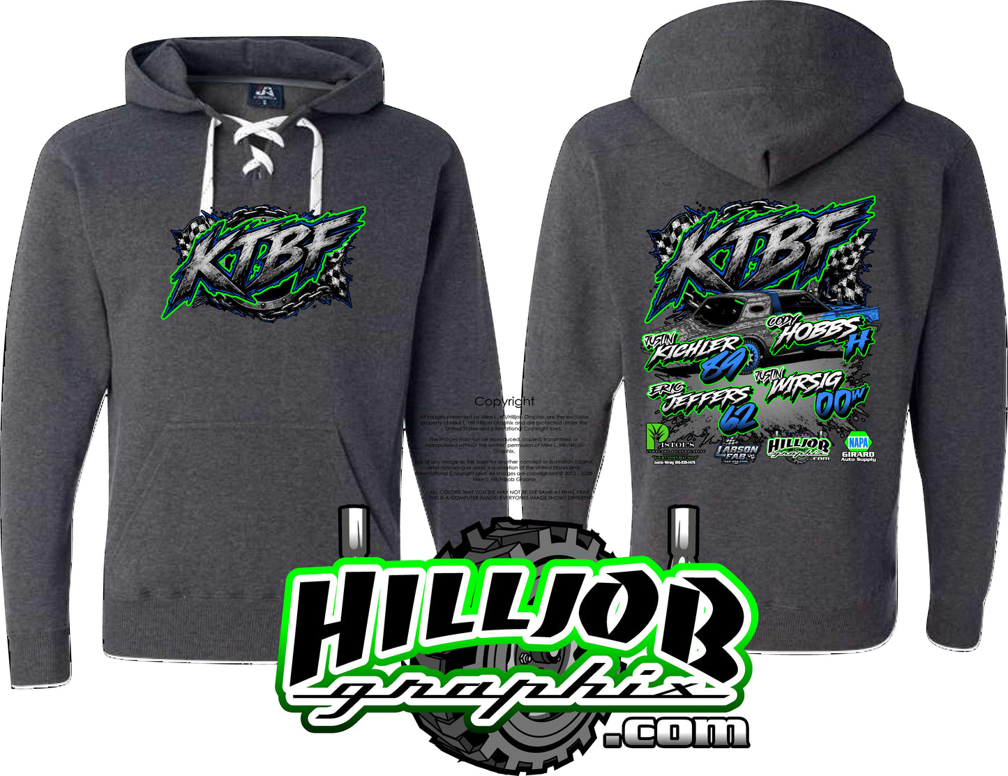 #401 Team KTBF Hockey Hoodie