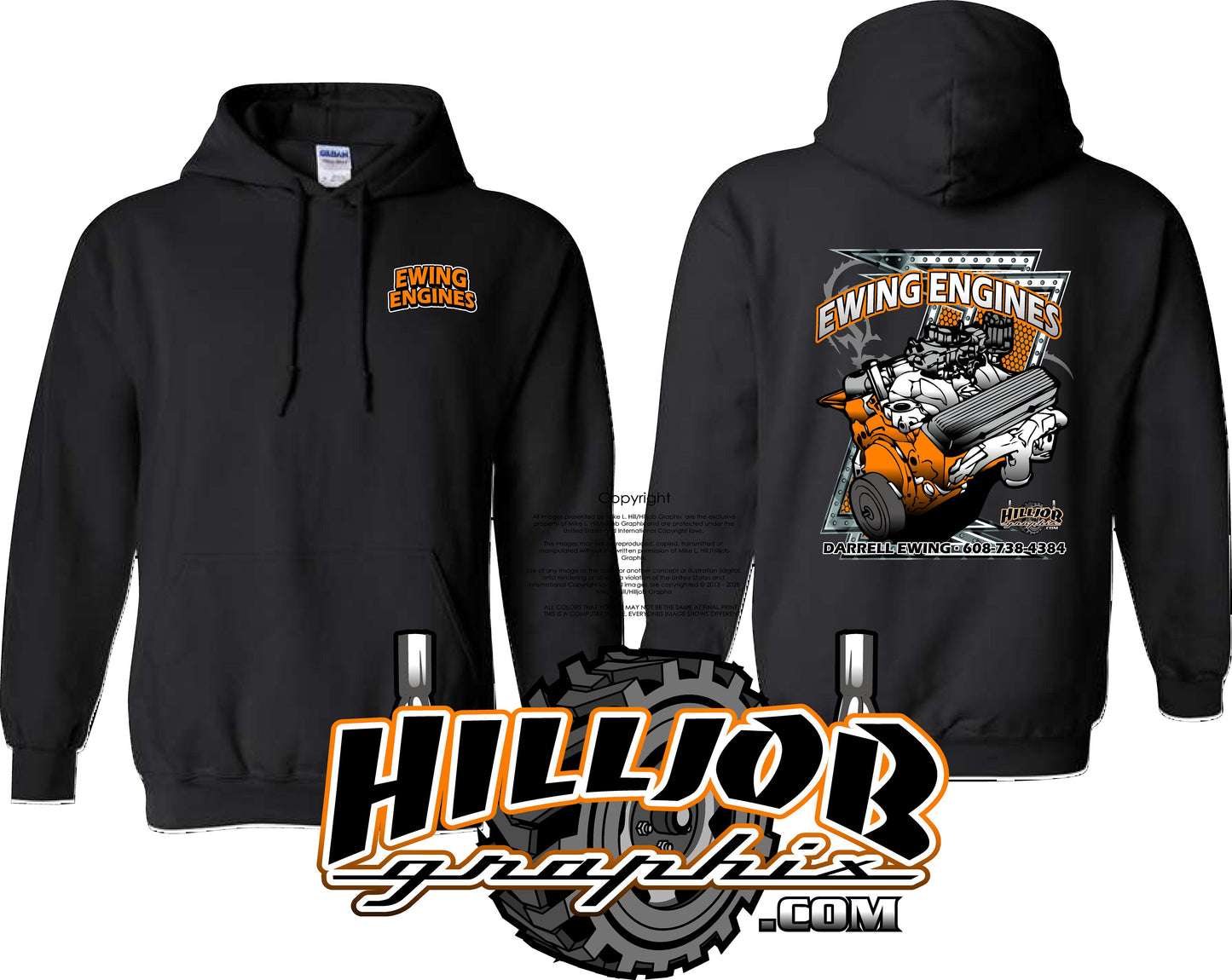 #414 Ewing Engines Hoodie