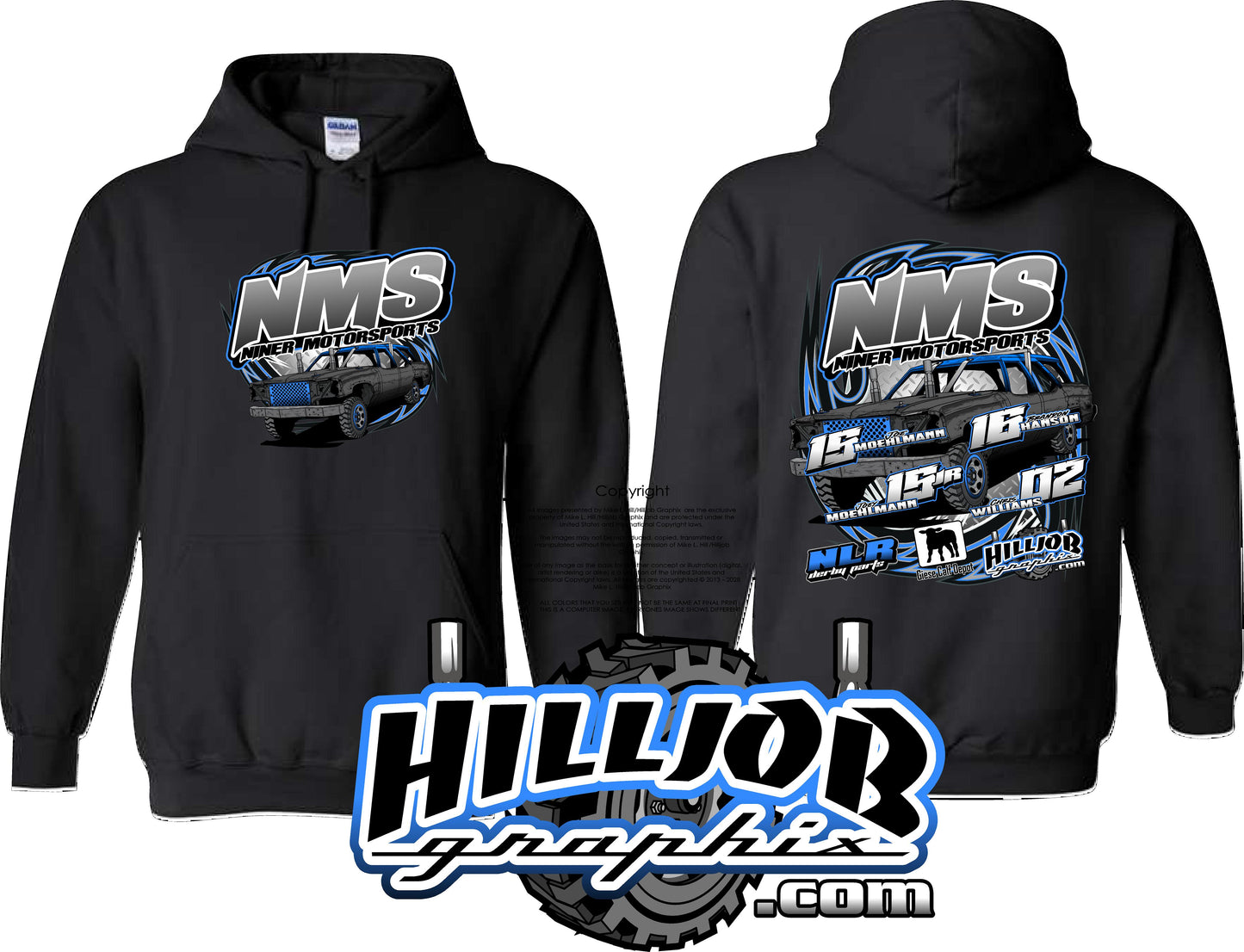 #343 Team NMS Carnage 2026 Hoodie