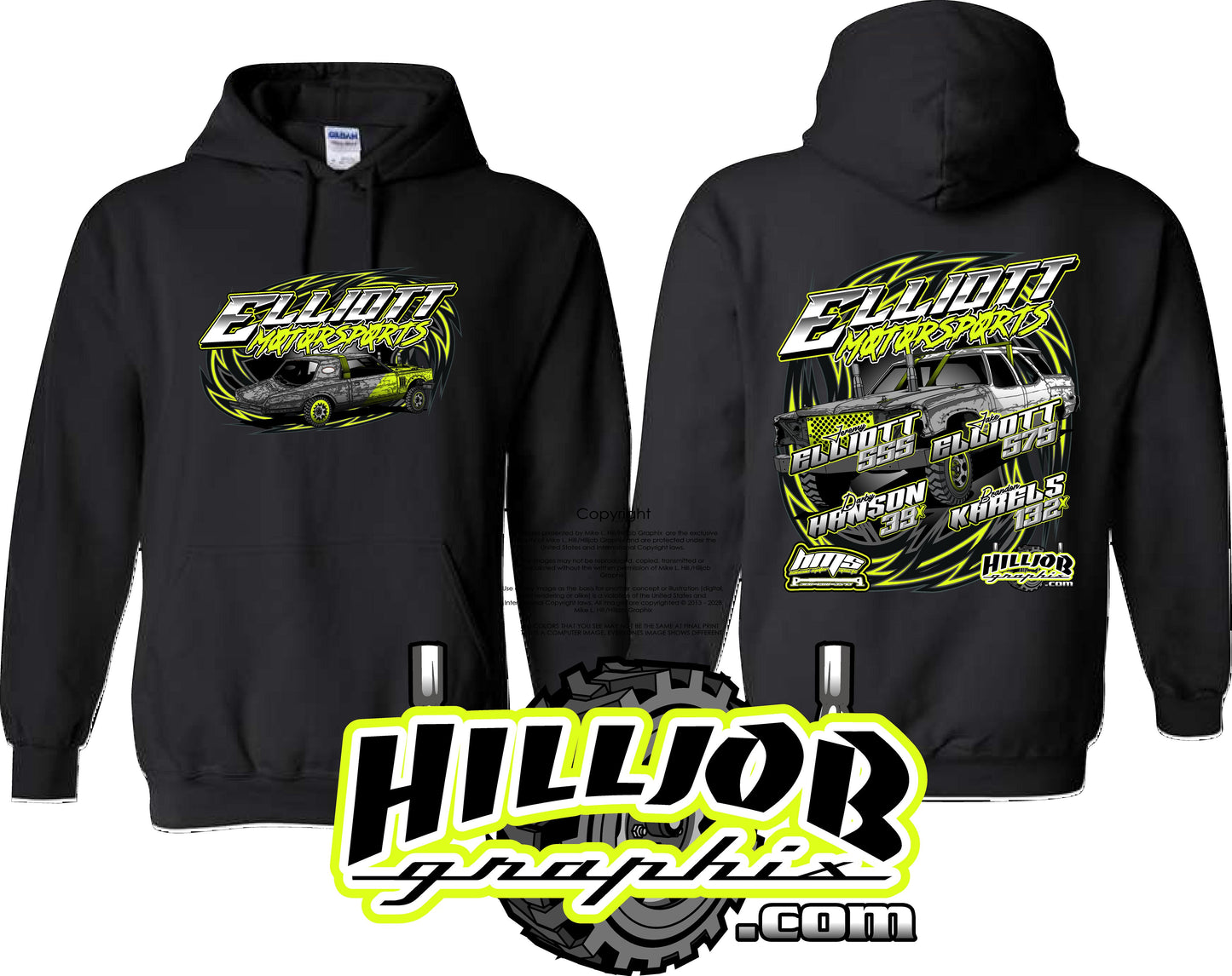 #356 Team ELLIOTT MOTORSPORTS Hoodie