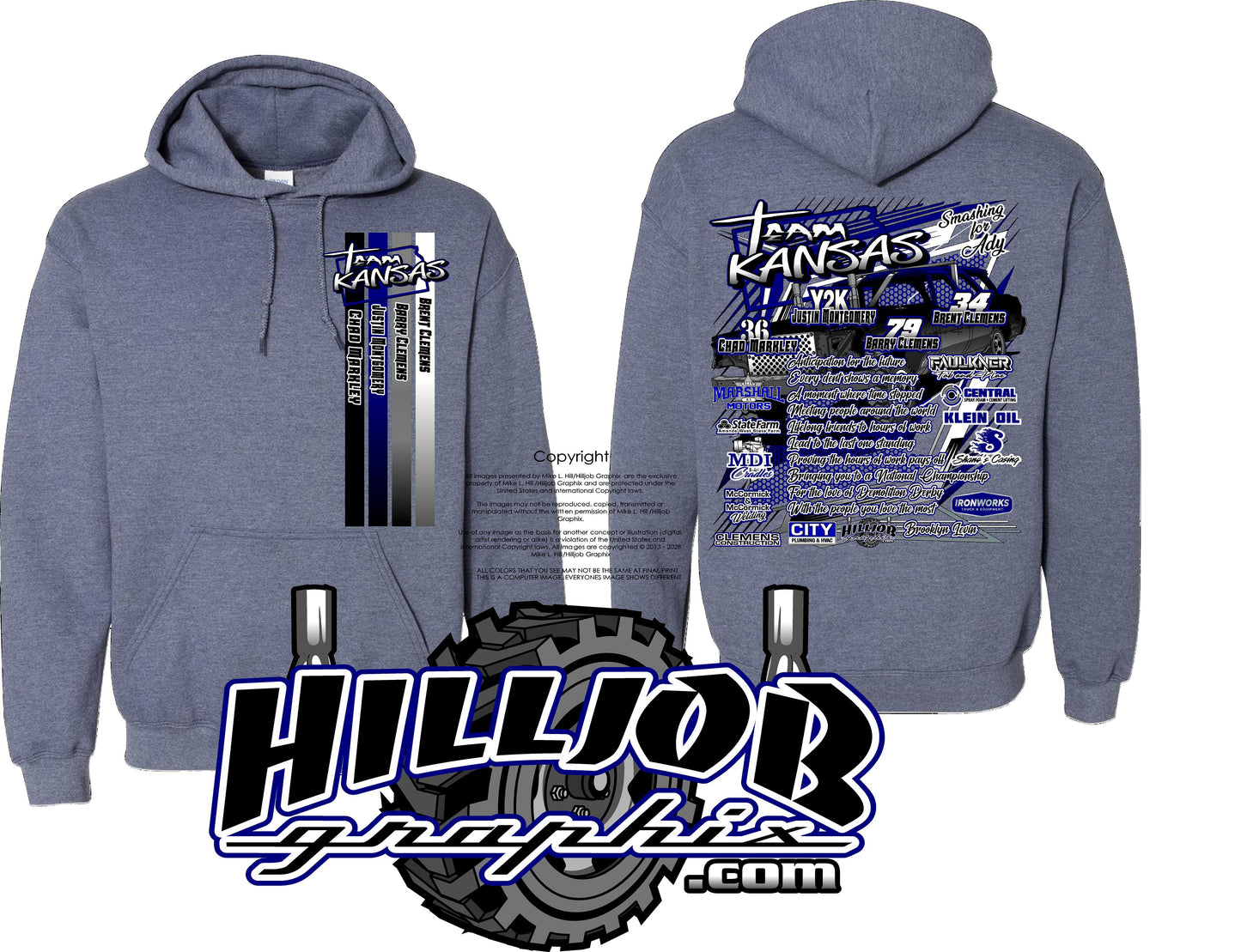 #301 Team Kansas Hoodie