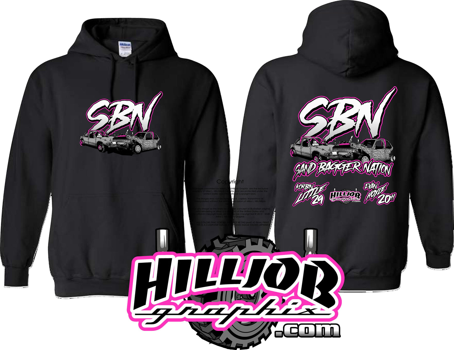 #396 Team Sandbagger Nation Hoodie