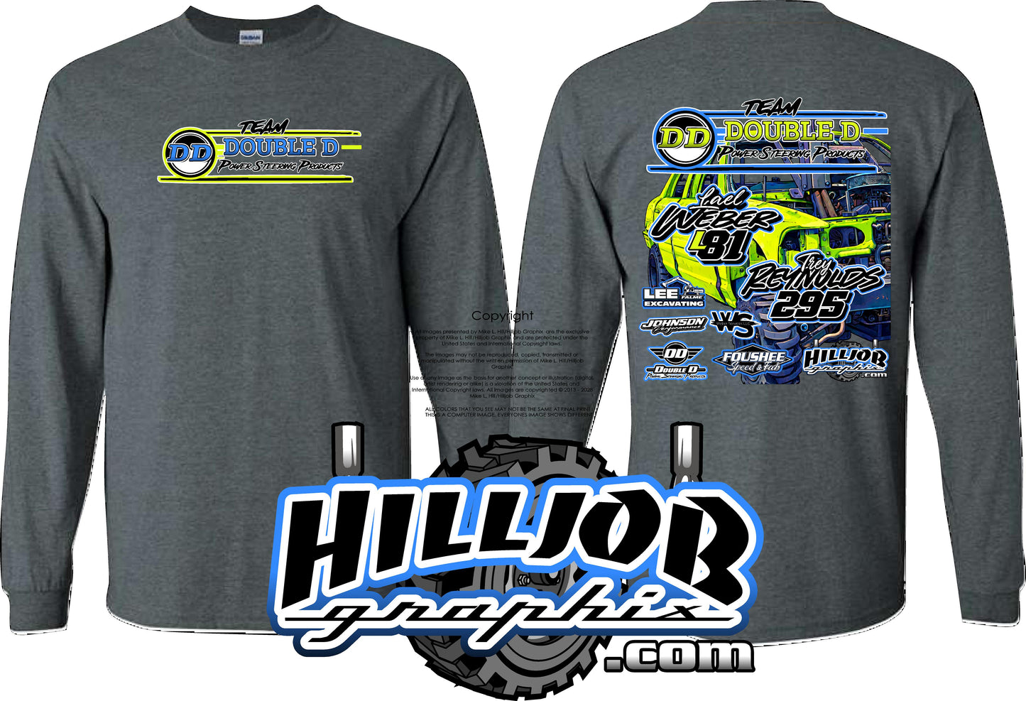 #351 Team Double D Long Sleeve T-shirt