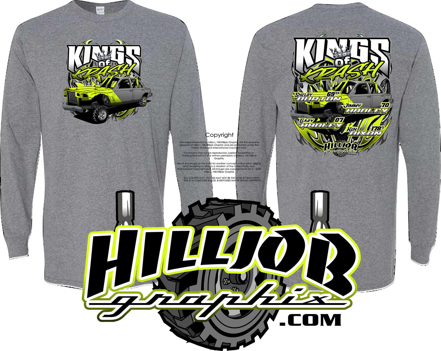 #296 Kings of Krash Long Sleeve T-shirt