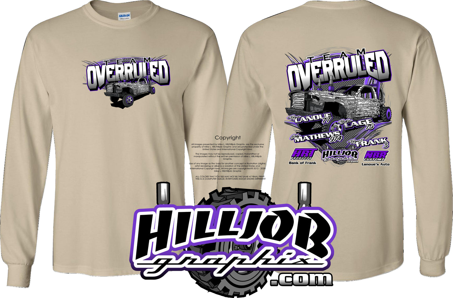 #404 Team Overruled Long Sleeve T-shirt
