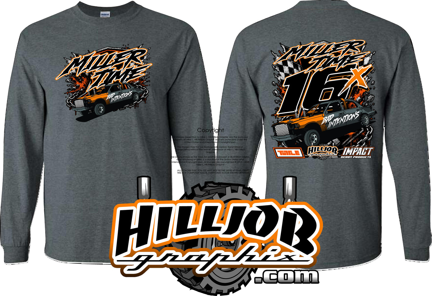 #390 Miller Time Long Sleeve T-shirt