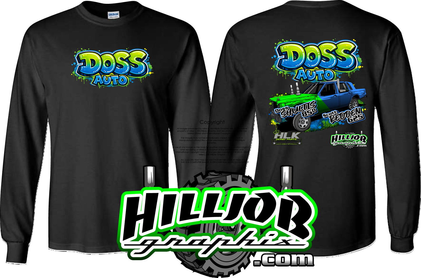 #363 Team Doss Auto Long Sleeve T-shirt