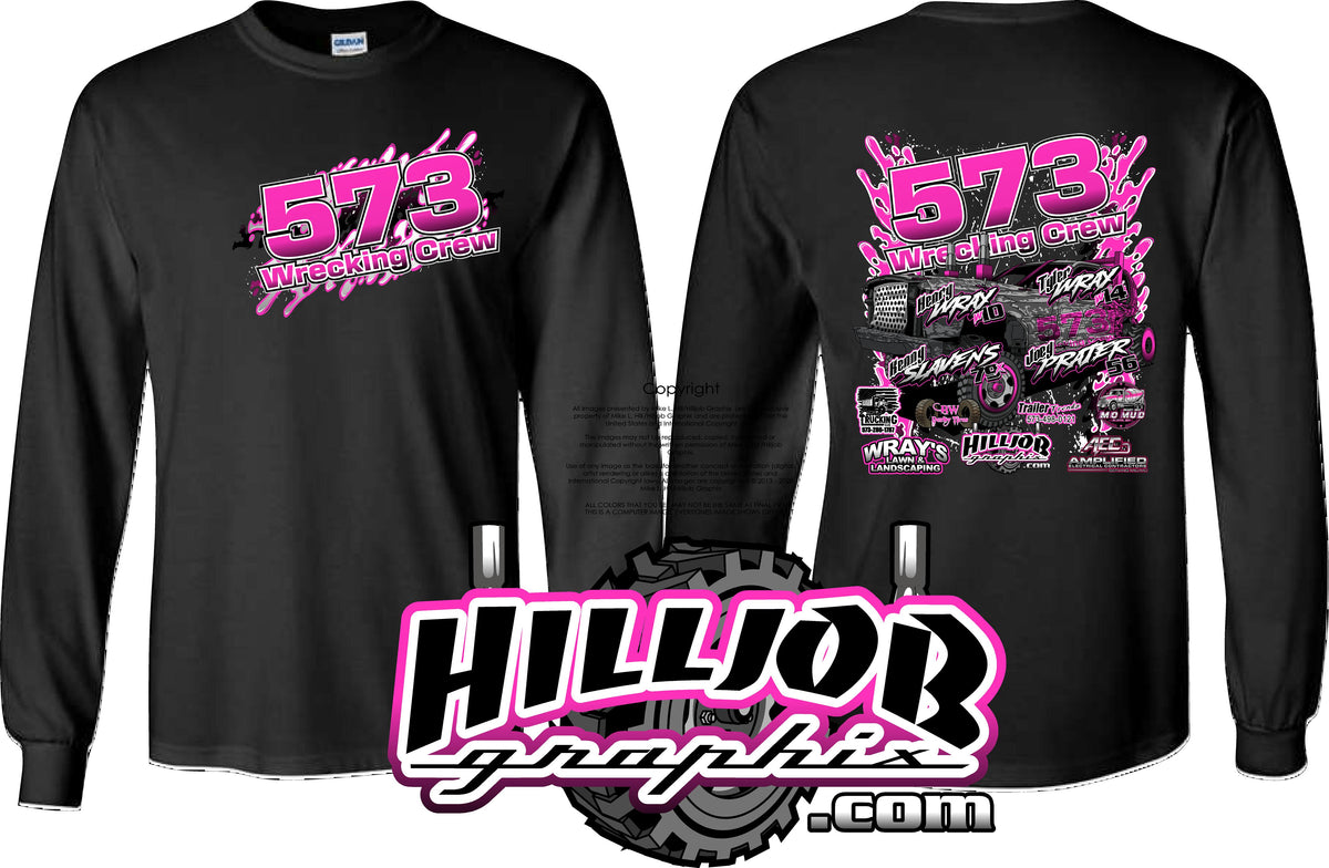#431 Team 573 Wrecking Crew Long Sleeve T-shirt