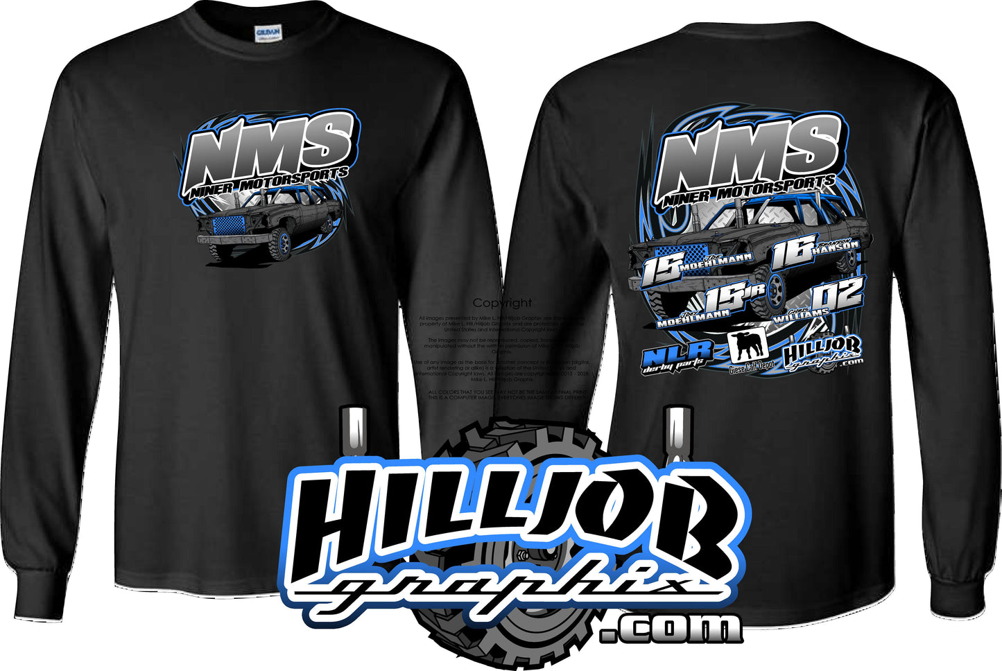 #343 Team NMS Carnage 2026 Long Sleeve T-shirt