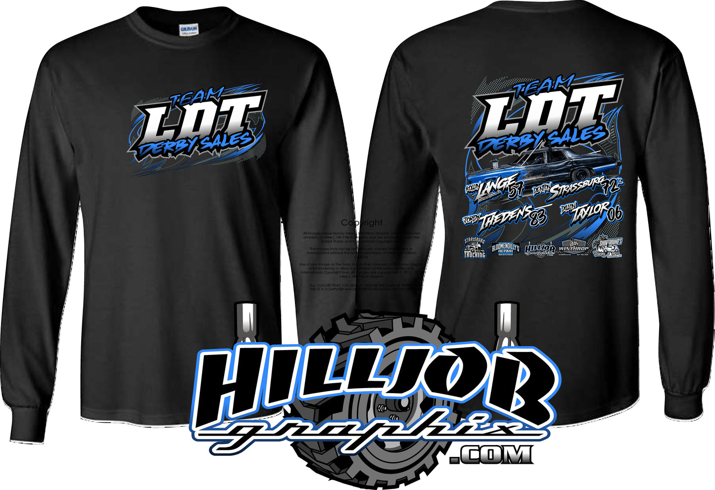 #398 Team LDT Derby Sales Long Sleeve T-shirt