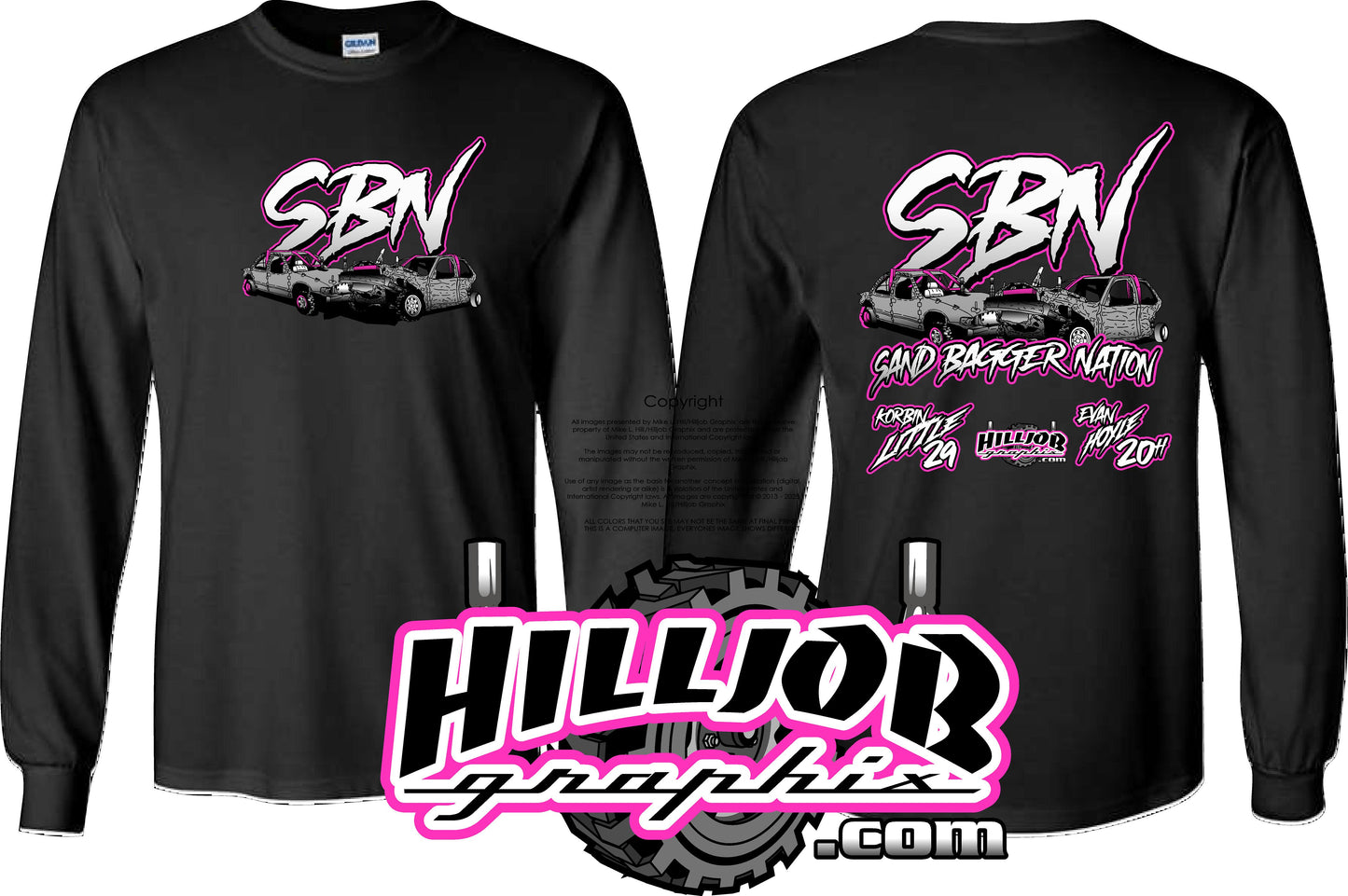 #396 Team Sandbagger Nation Long Sleeve T-shirt