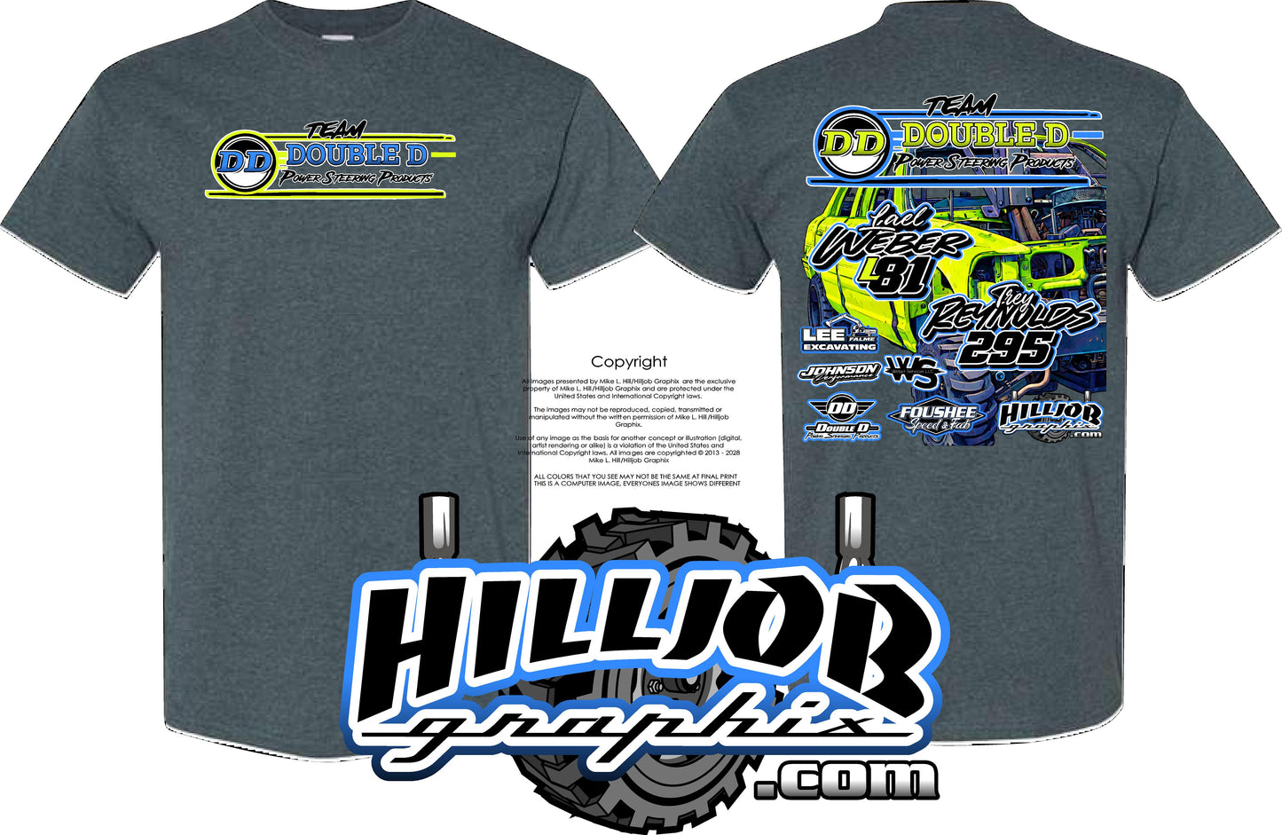 #351 Team Double D T-shirt