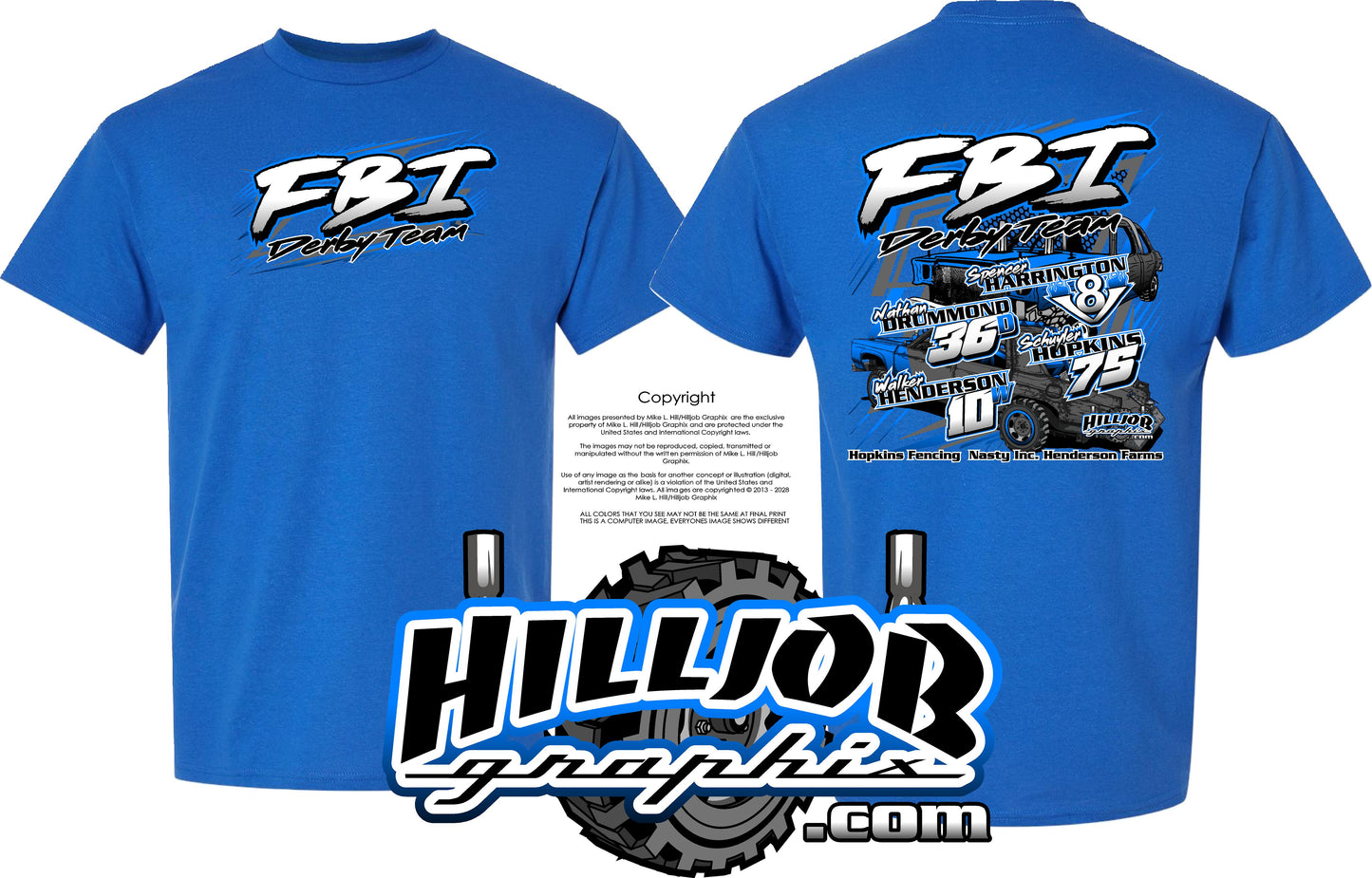 #298 Team FBI T-shirt