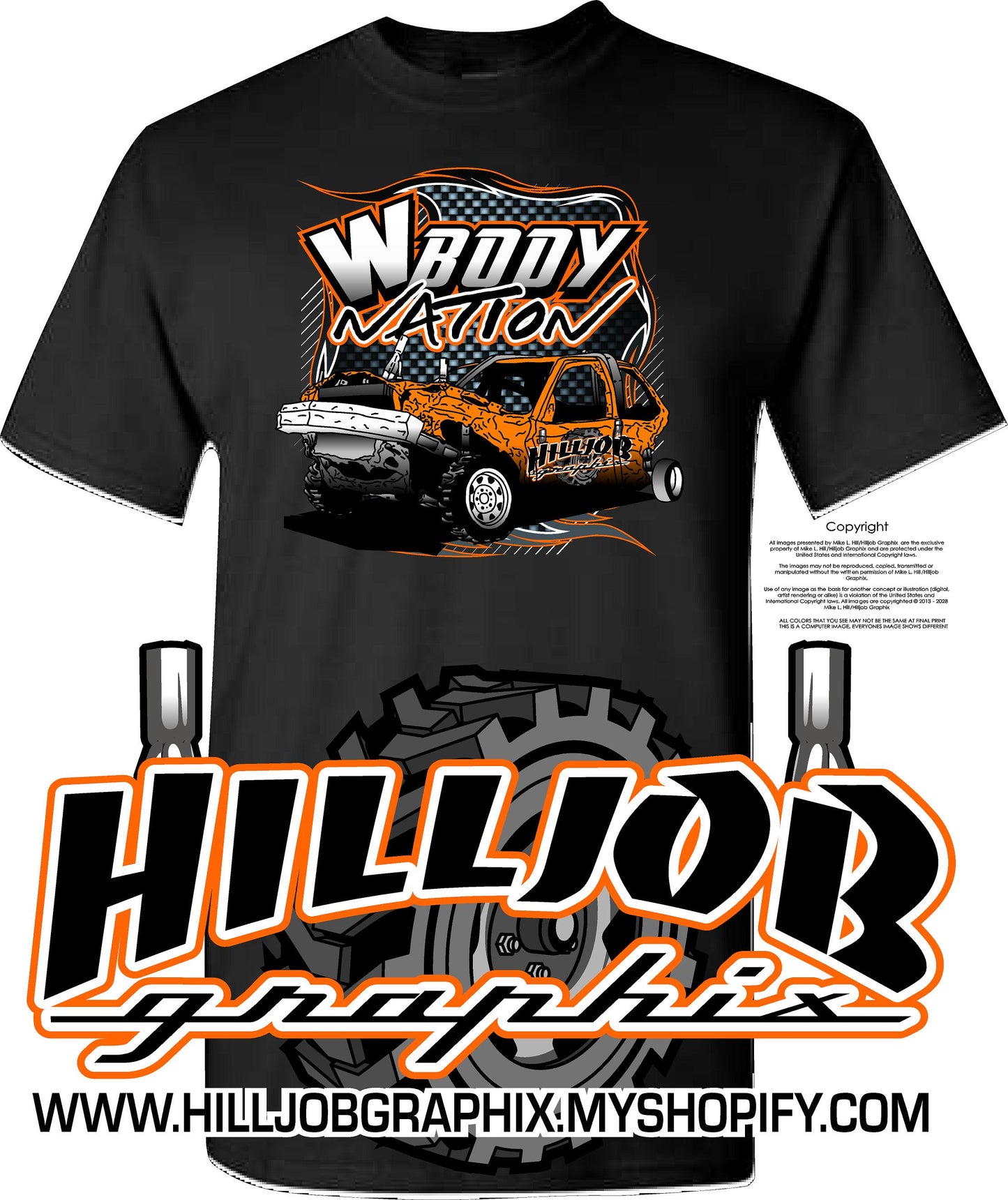 #183 W-Body Nation T-Shirt