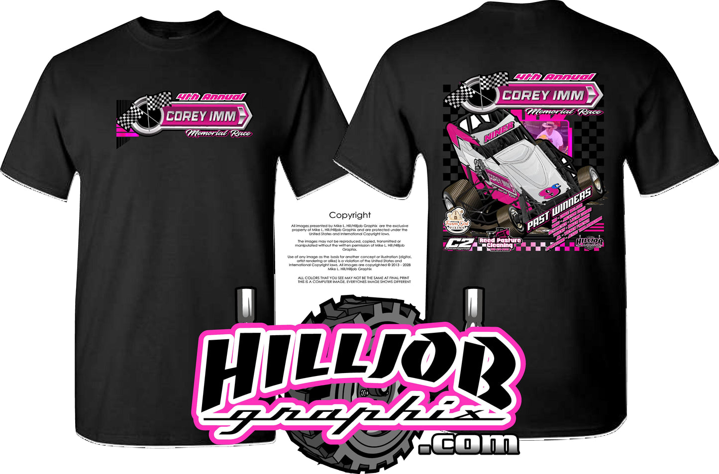 #421 Corey Imm Memorial Race T-shirt