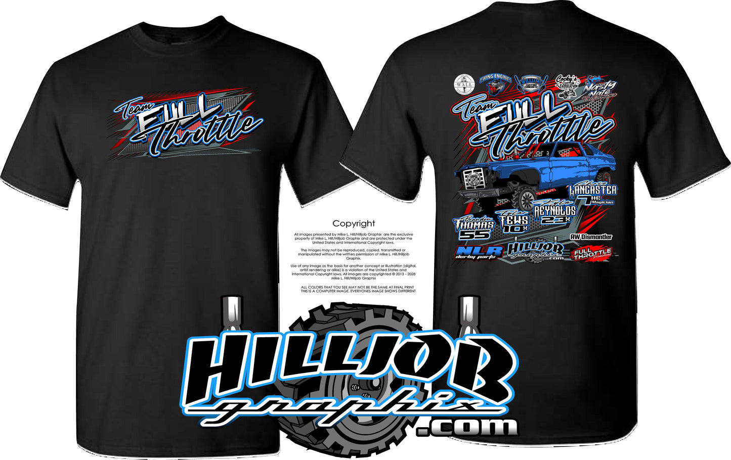 #405 Team Full Throttle T-shirt
