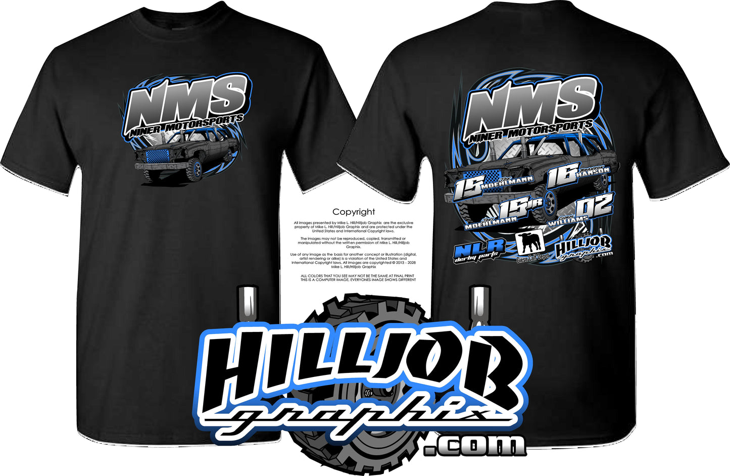 #343 Team NMS Carnage 2026 T-shirt