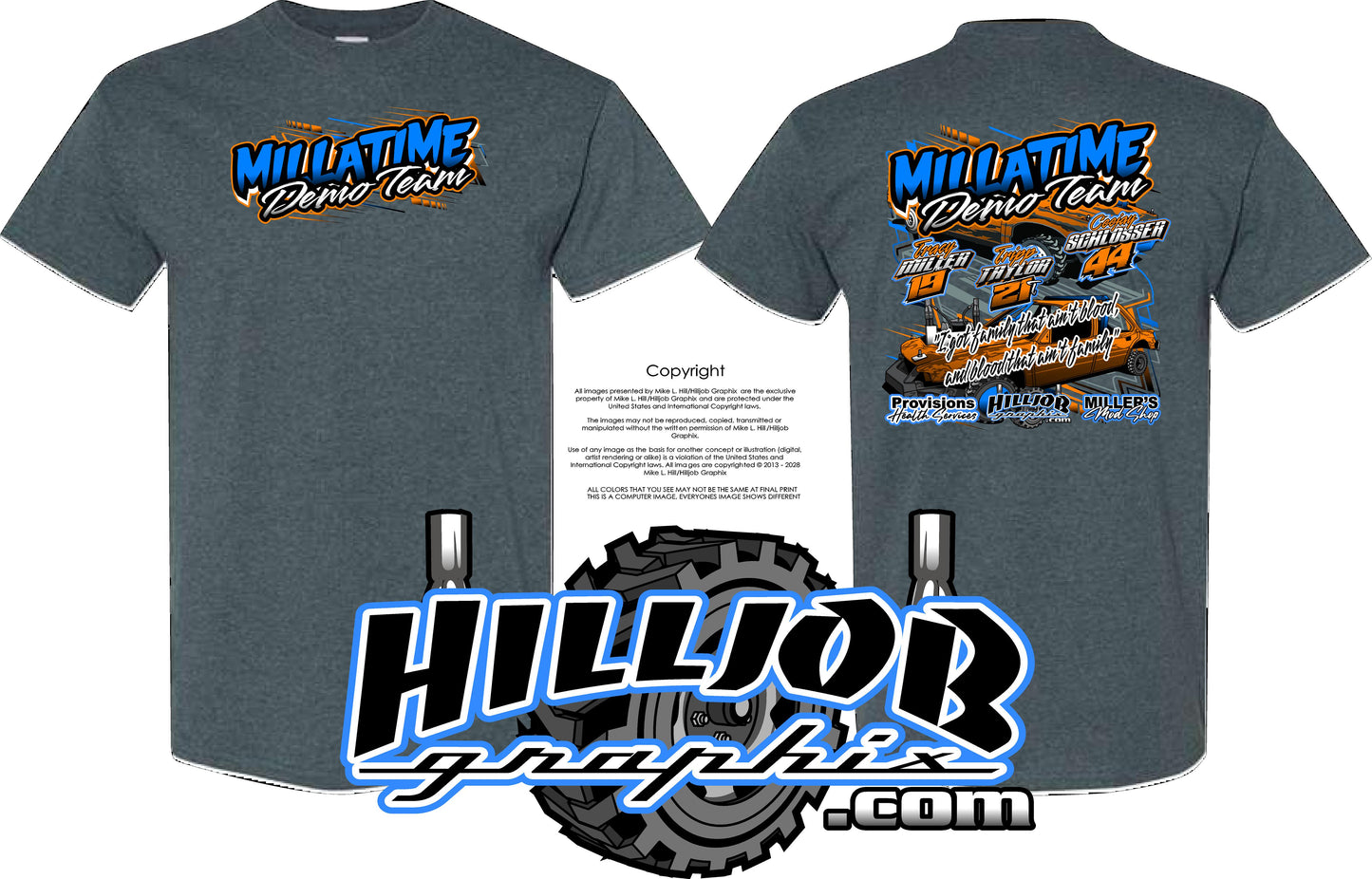 #261 Team MILLATIME T-shirt