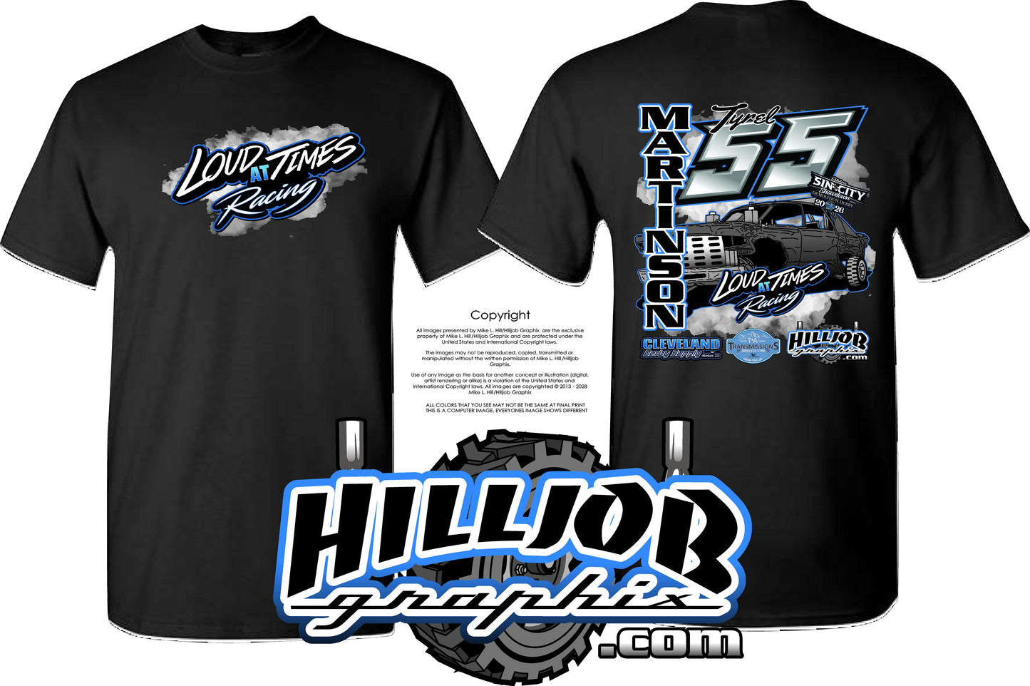 #352 Loud at Times Racing T-shirt